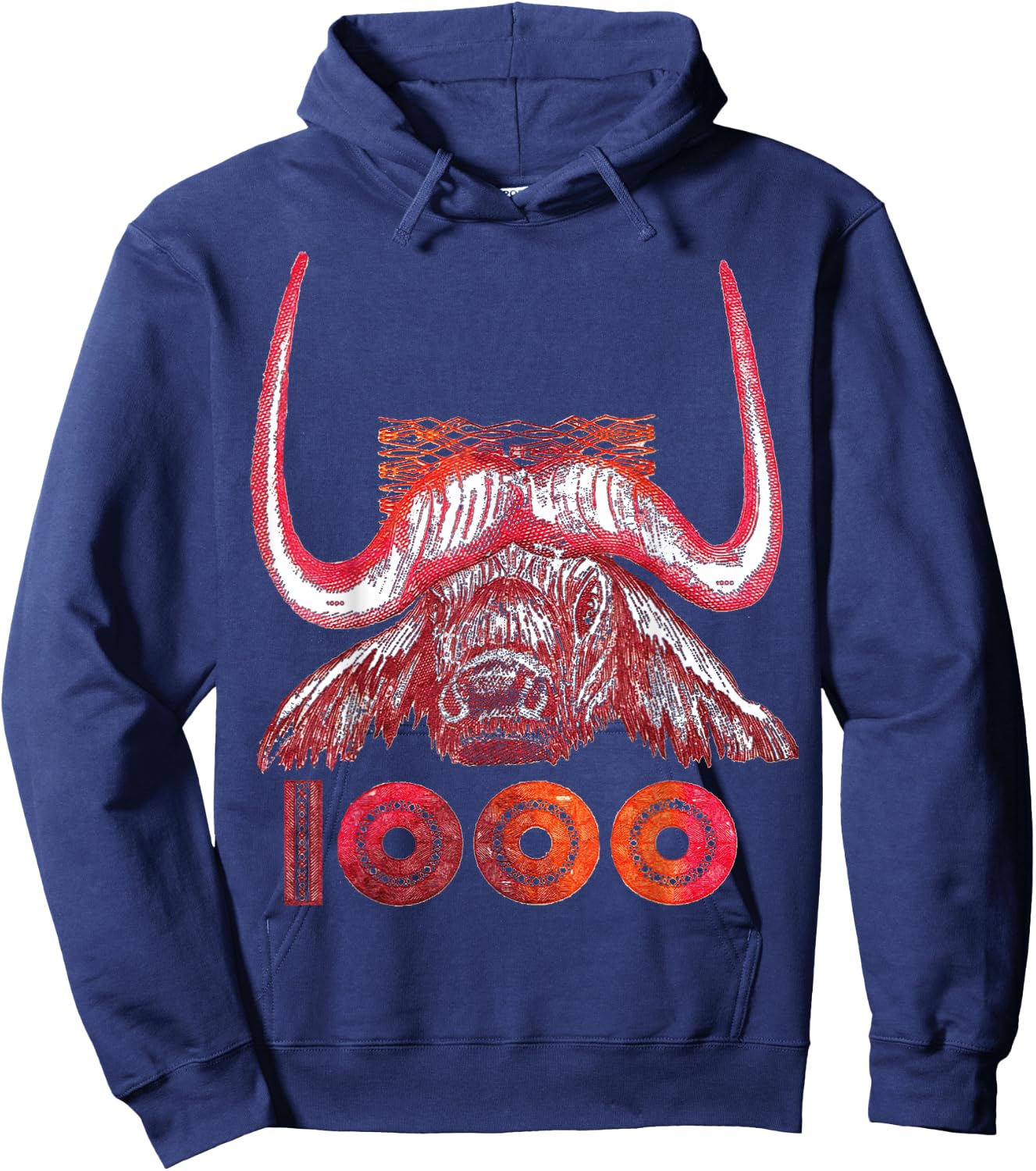 ALGERIA, BULL, DINAR, ALGERIA , Black, S Hoodie - Hoodie | Navy