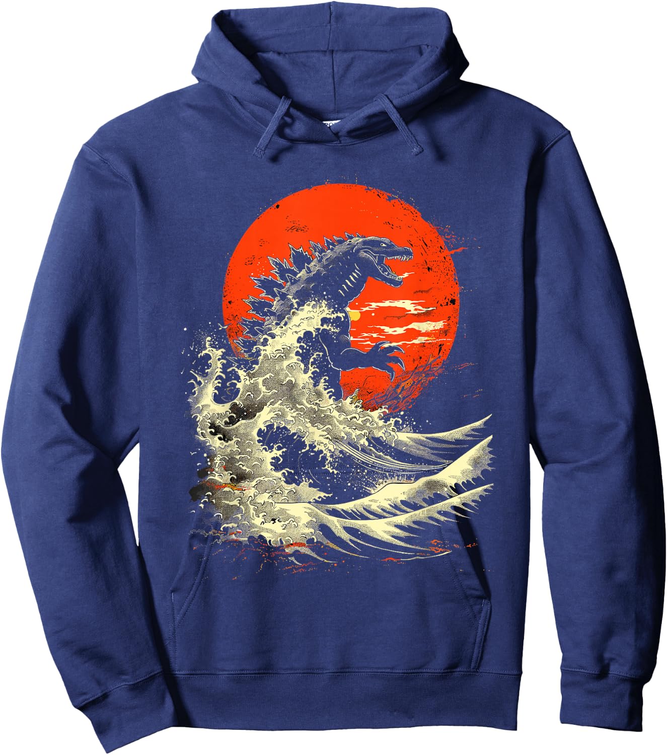 Kaiju Monster Movie I Japanese Kaiju Hoodie - Hoodie | Navy