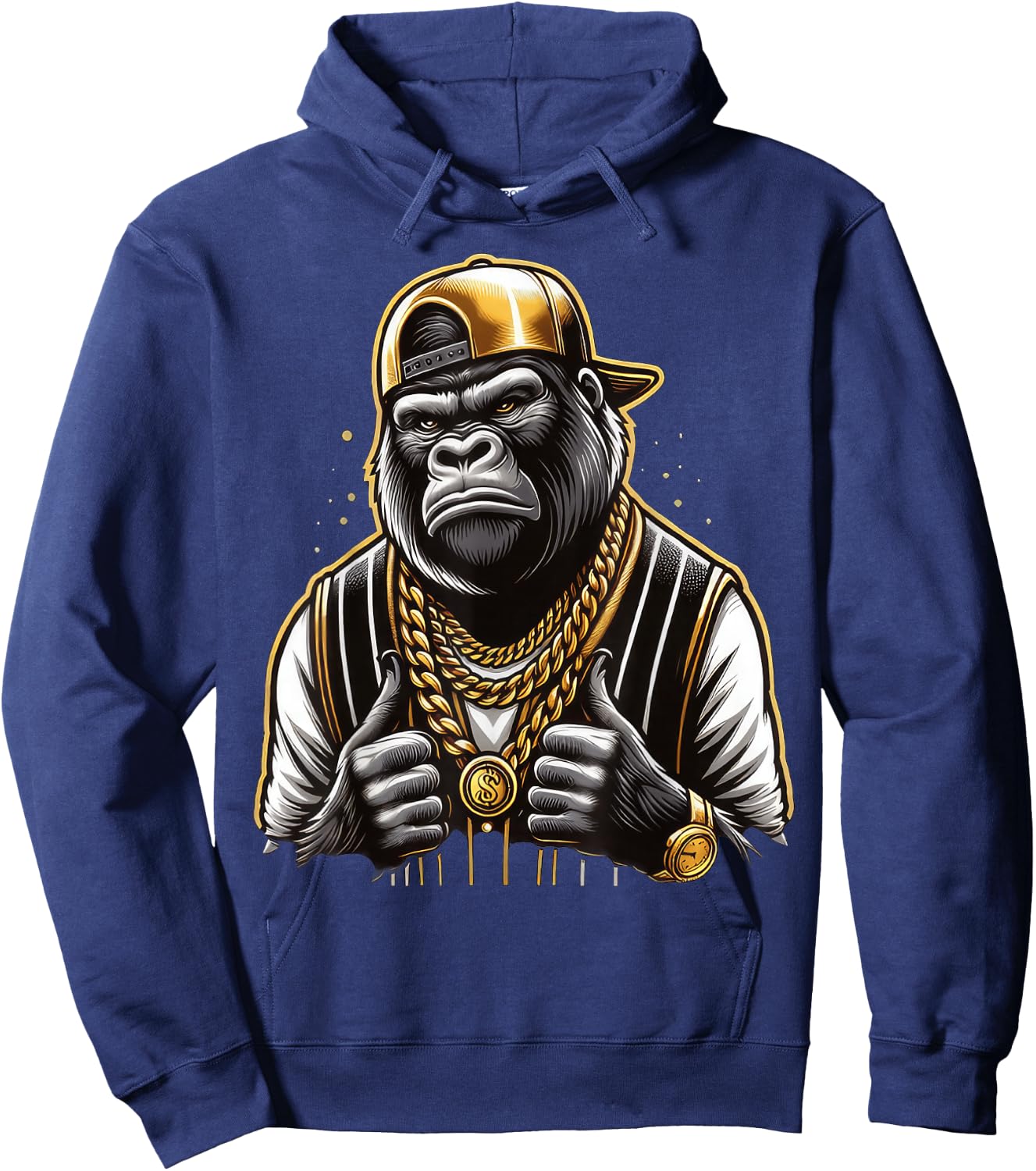 Kostüm Rapper Kinder , black Hoodie - Hoodie | Navy