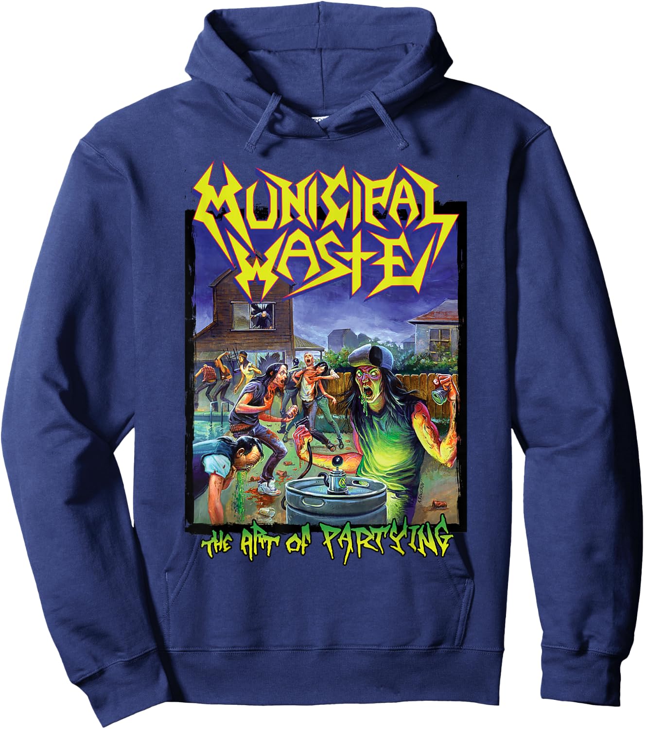 Municipal Waste The Art of Party , Black, S Hoodie - Hoodie | Navy
