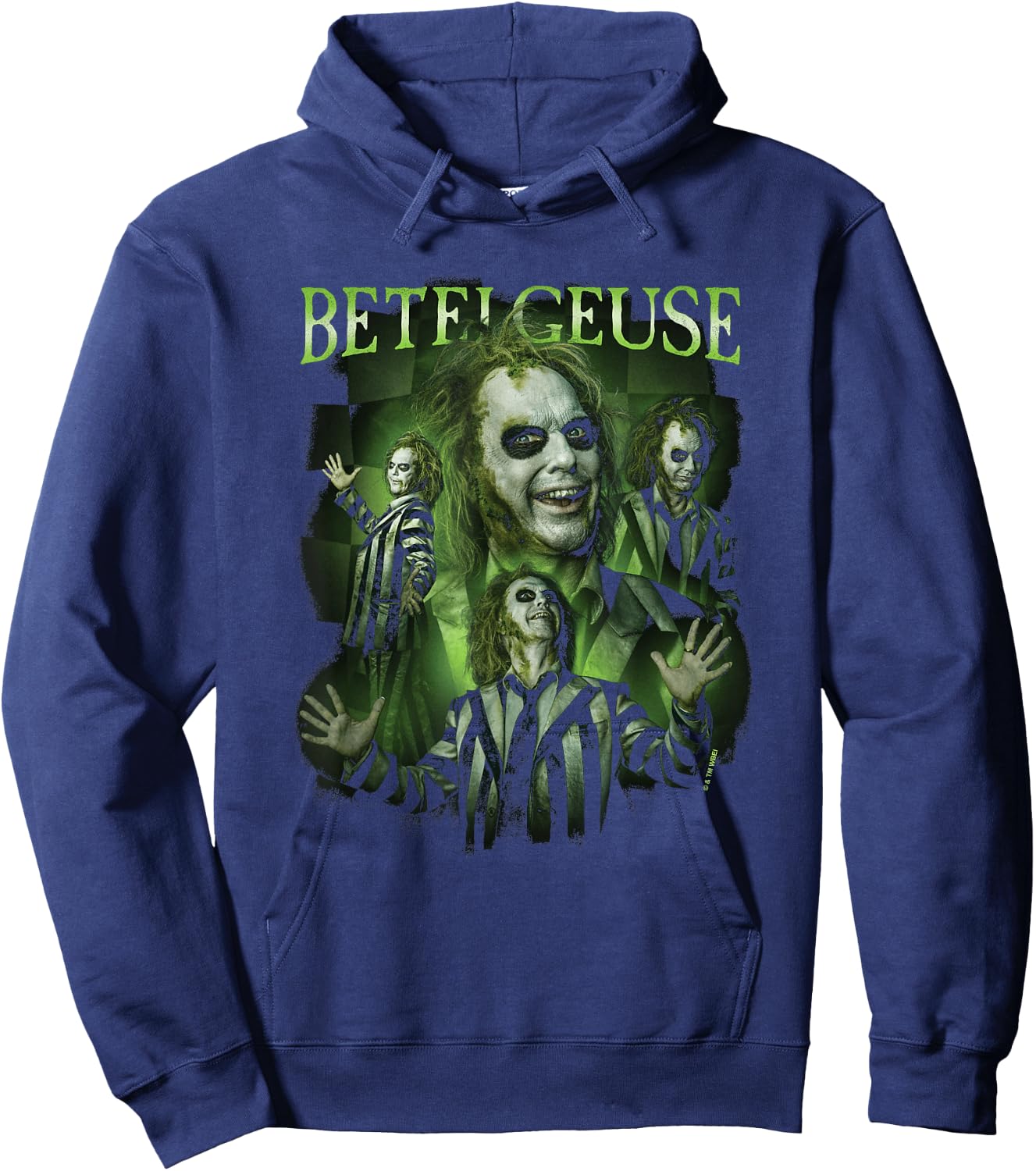 Beetlejuice Beetletjuice Homage , Black, S Hoodie - Hoodie | Navy