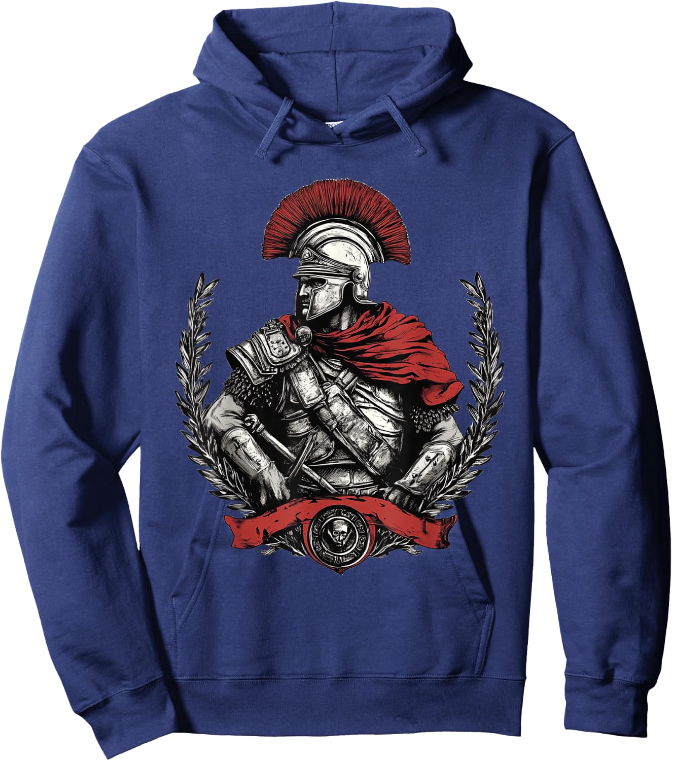 Adults Kids Roman History Military Black Small Hoodie - Hoodie | Navy