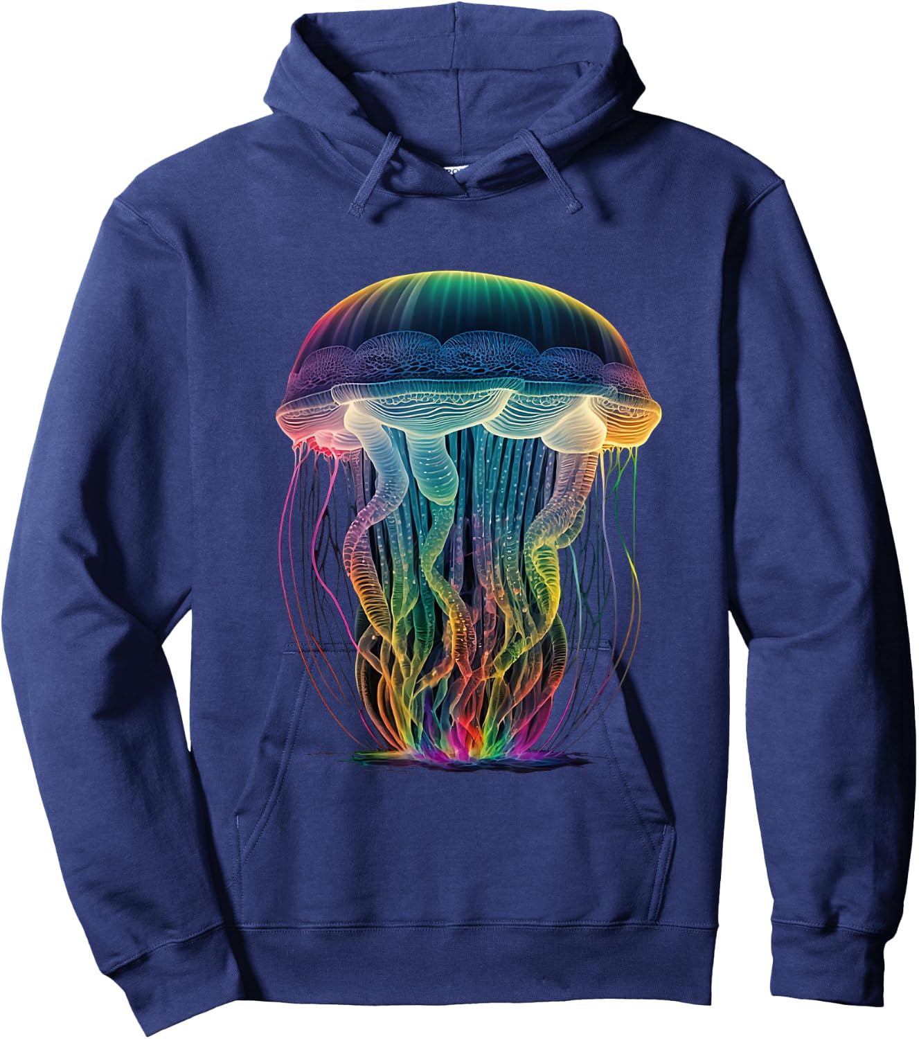 Luminous Jellyfish Hoodie - Hoodie | Navy