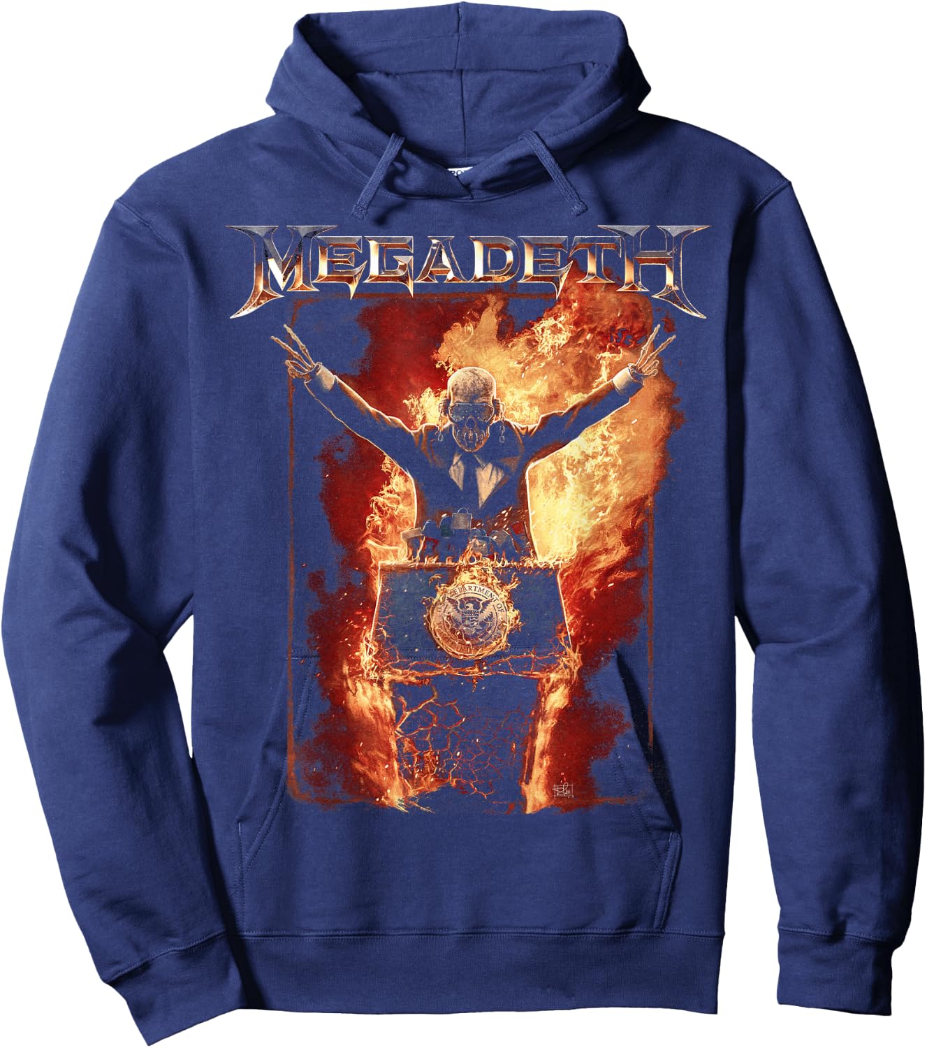 Megadeth - Vixon , black Hoodie - Hoodie | Navy