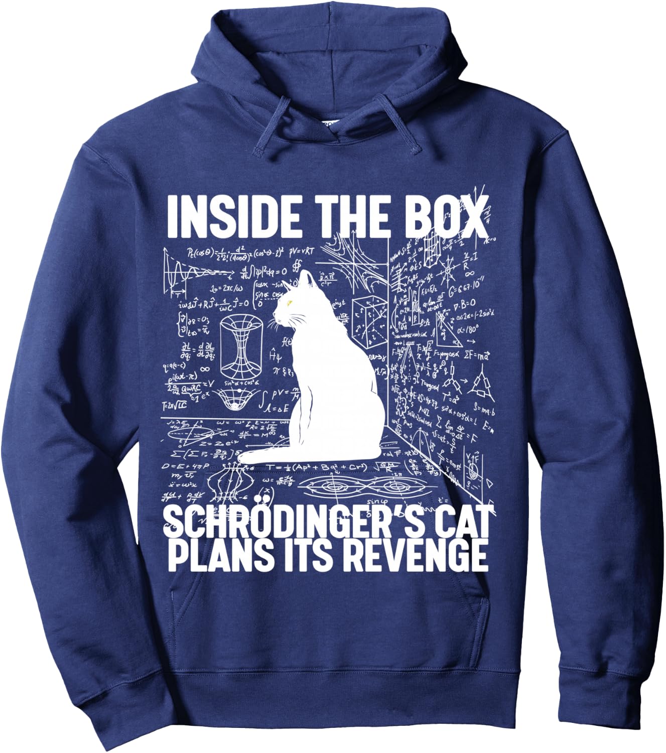 Schrodinger's Cat Plans Its Revenge Hoodie - Hoodie | Navy