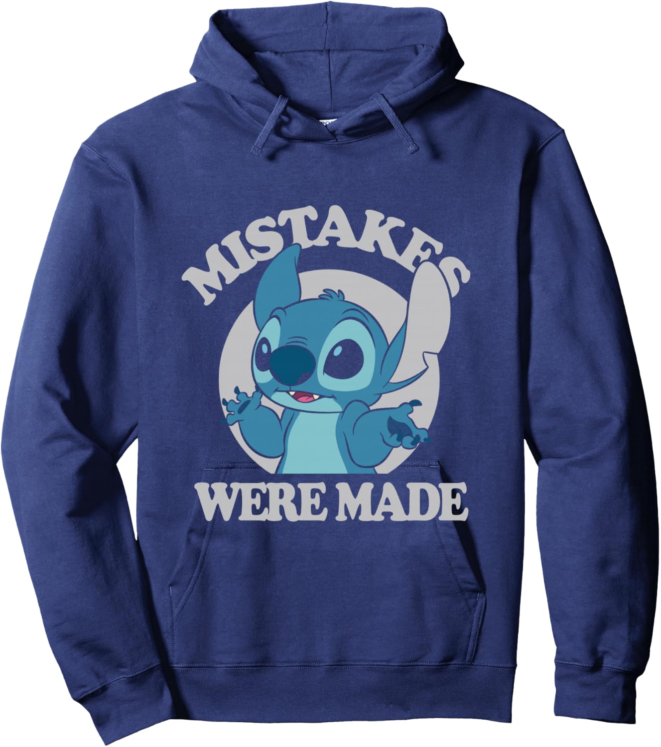 Disney Lilo & Stitch Mistakes Were Made Stitch Hoodie - Hoodie | Navy