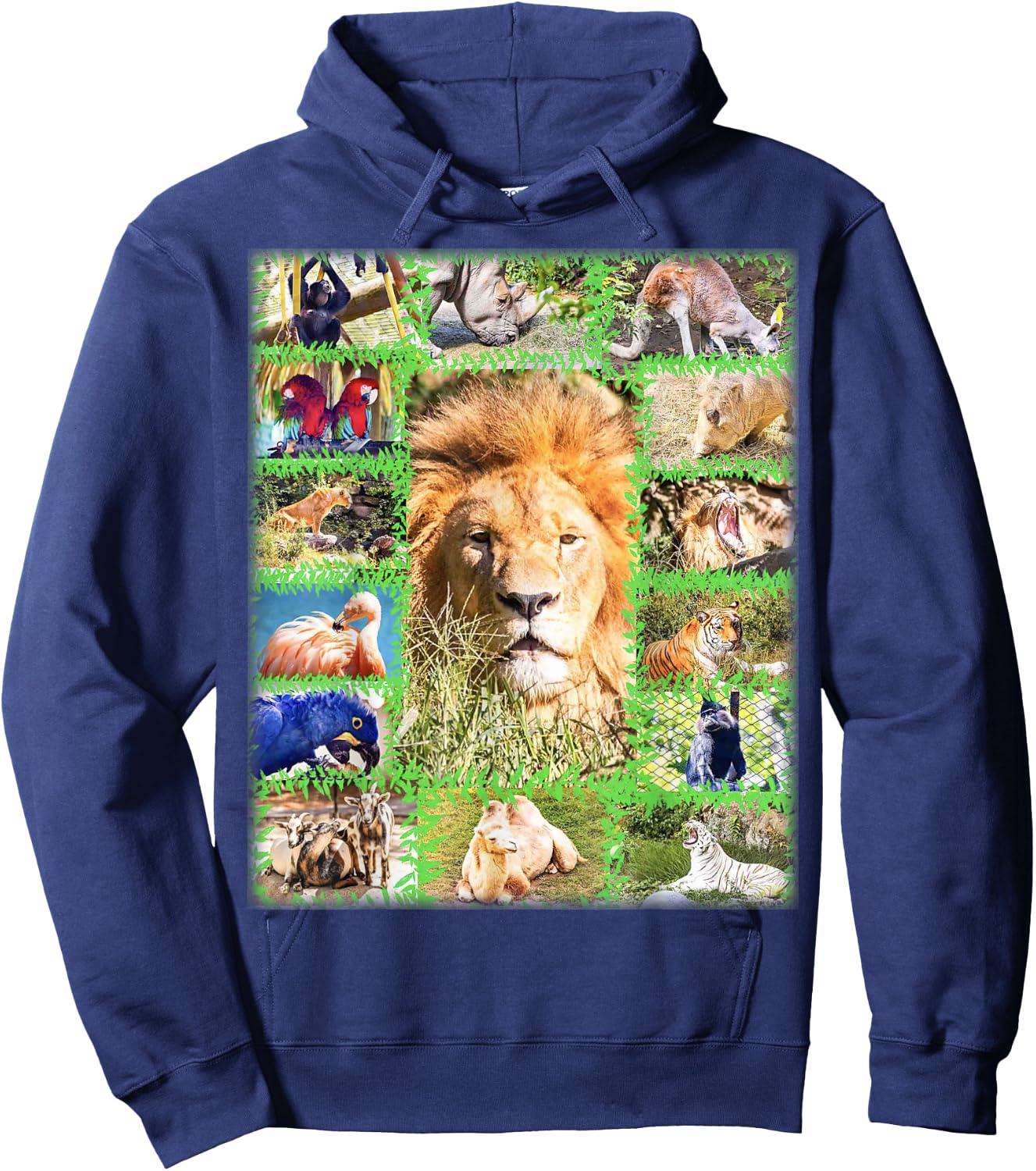 Zoo Portraits Hoodie - Hoodie | Navy