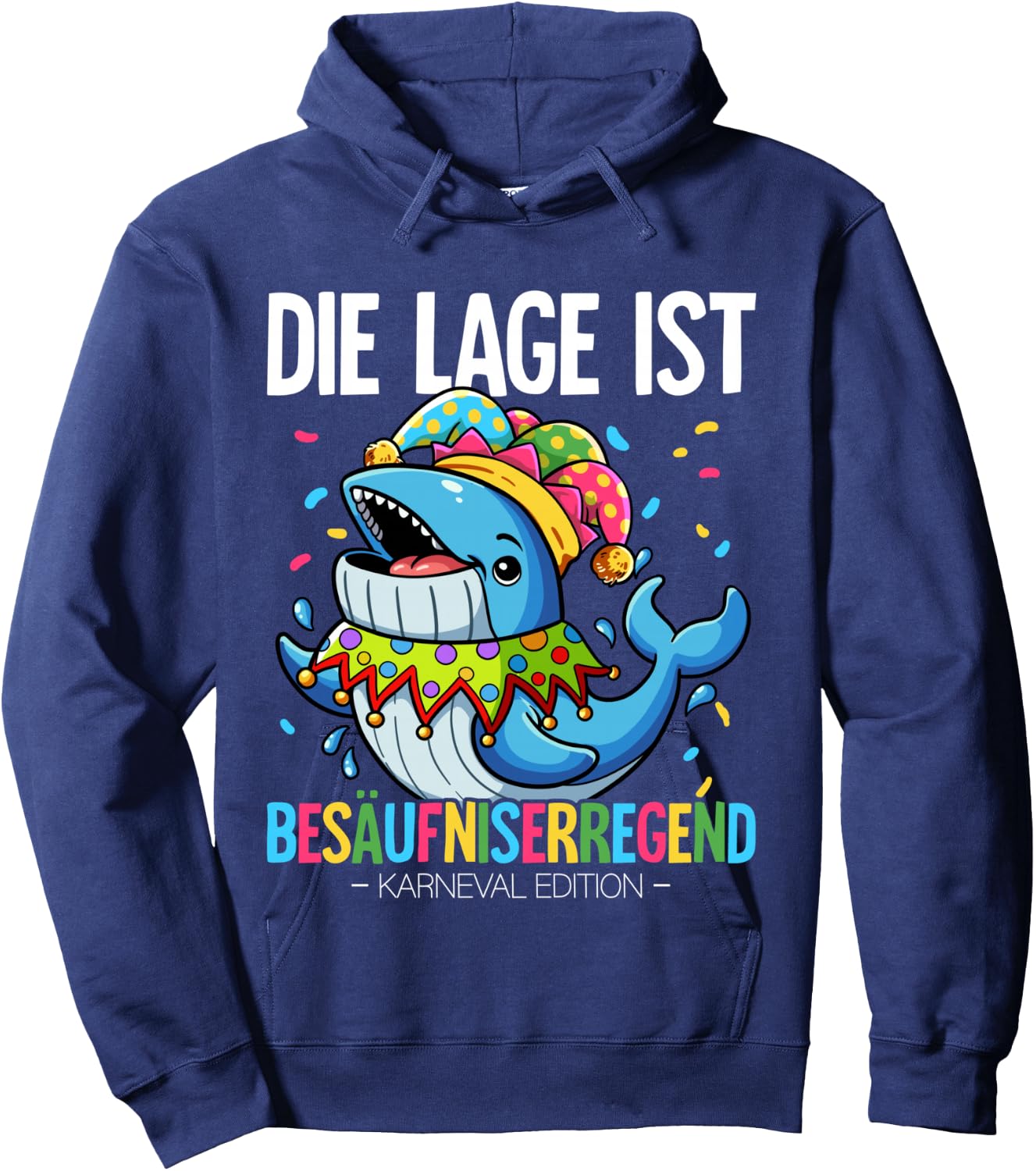 Cologne Carnival Shirt Hoodie - Hoodie | Navy