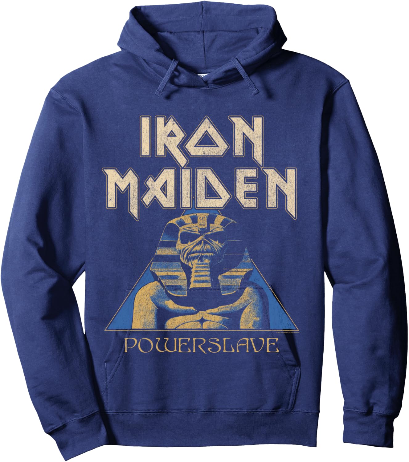 Iron Maiden - Pyramid Sphinx Navy , Blue, S Hoodie - Hoodie | Navy