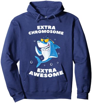 Extra Chromosome Extra Awesome Down Syndrome Hoodie - Hoodie | Navy
