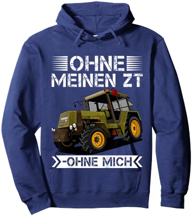 ZT 323 Tractor Agricultural Machine Hoodie - Hoodie | Navy