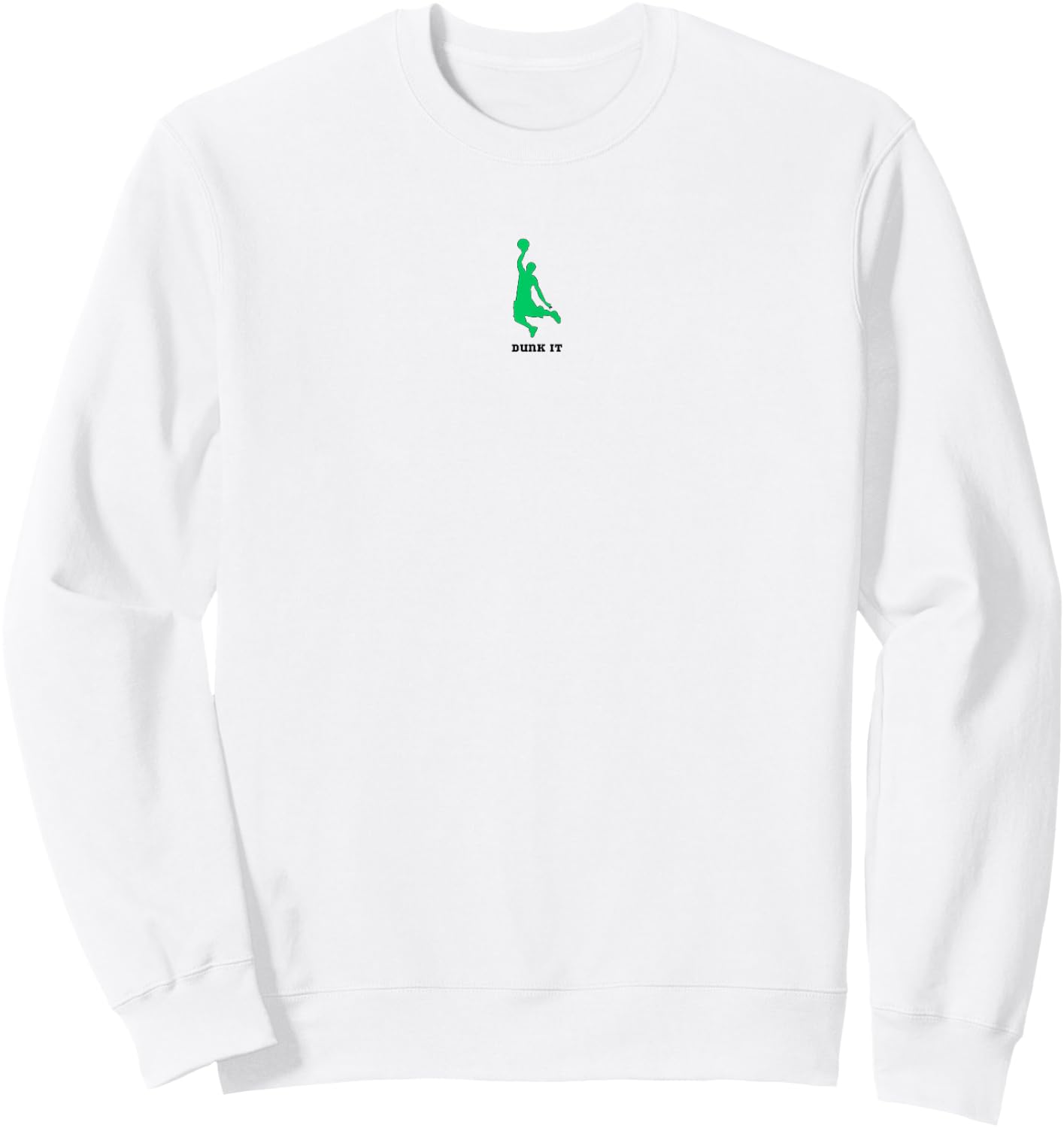 Dunk It Basketball Sweatshirt - Sweatshirt | White