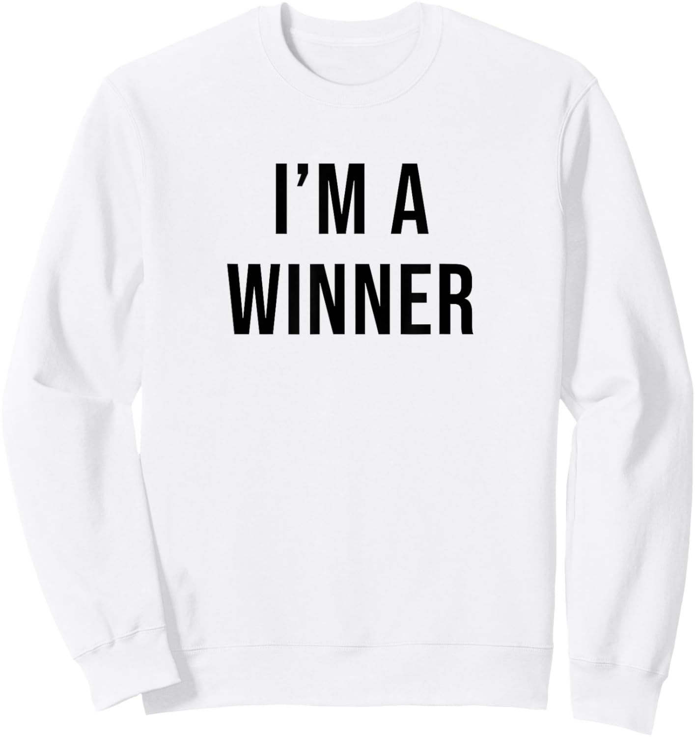 Je suis un gagnant Sweatshirt - Sweatshirt | White