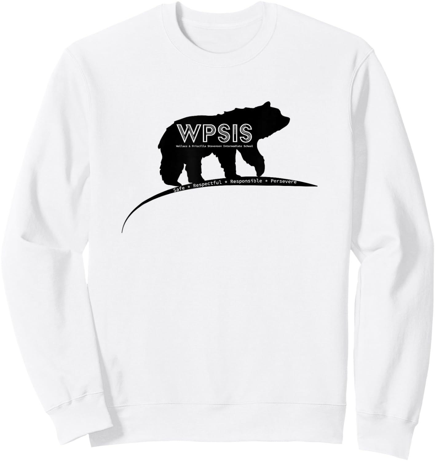 WPSIS Bear Sweatshirt - Sweatshirt | White