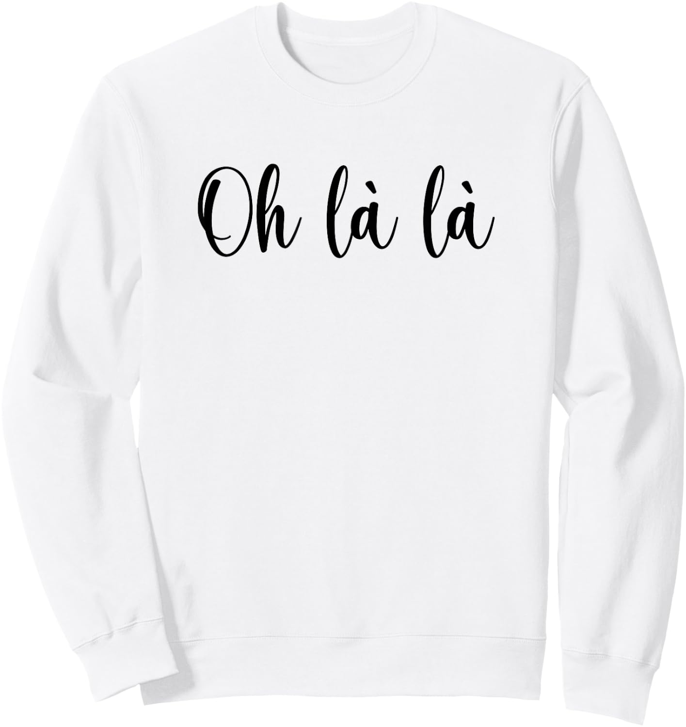 Oh la la Sweatshirt - Sweatshirt | White