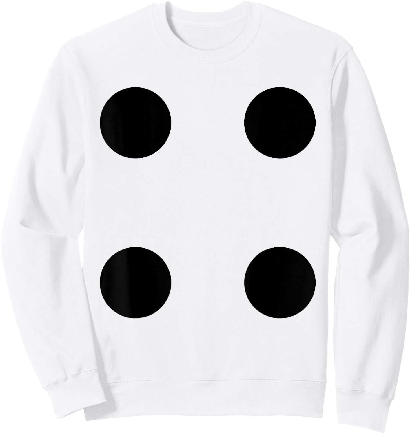 Human Dice Number 4 Group Matching Halloween Costume Family Sweatshirt - Sweatshirt | White