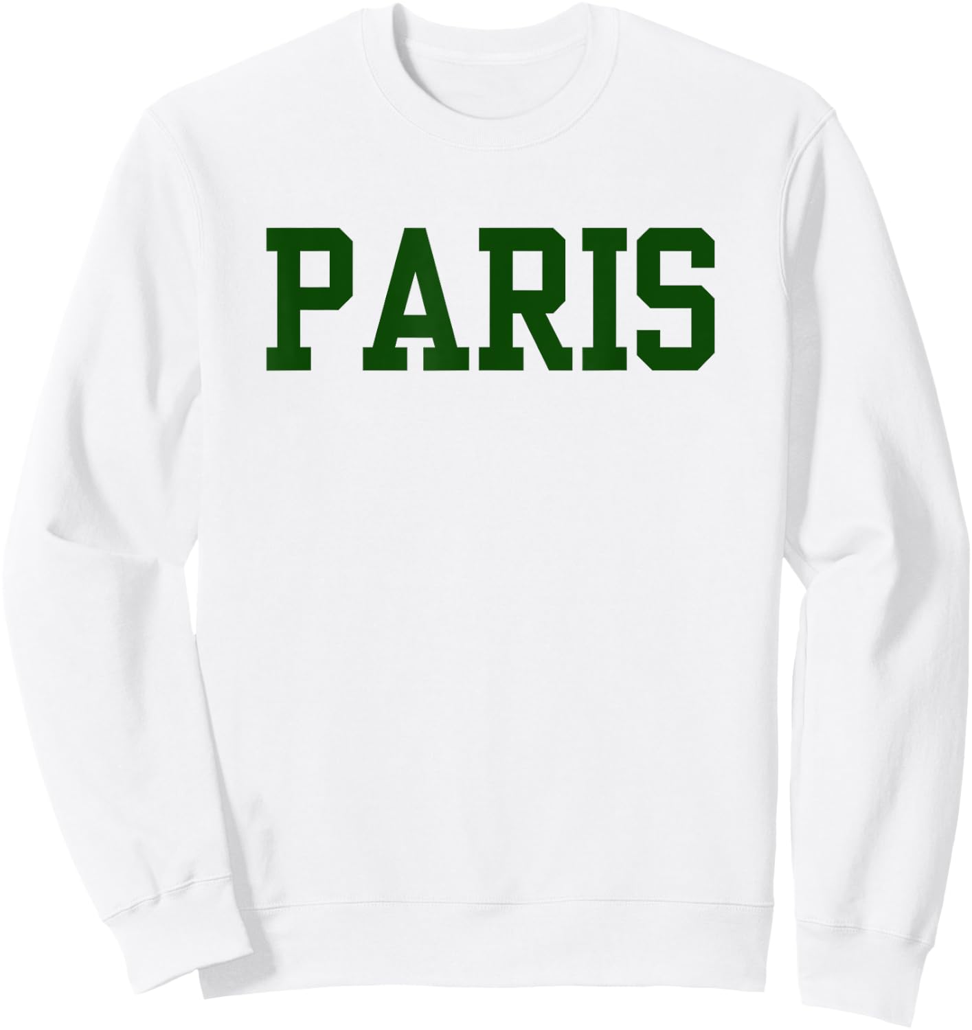 Paris Junior College Sports Fan Apparel Sweatshirt - Sweatshirt | White