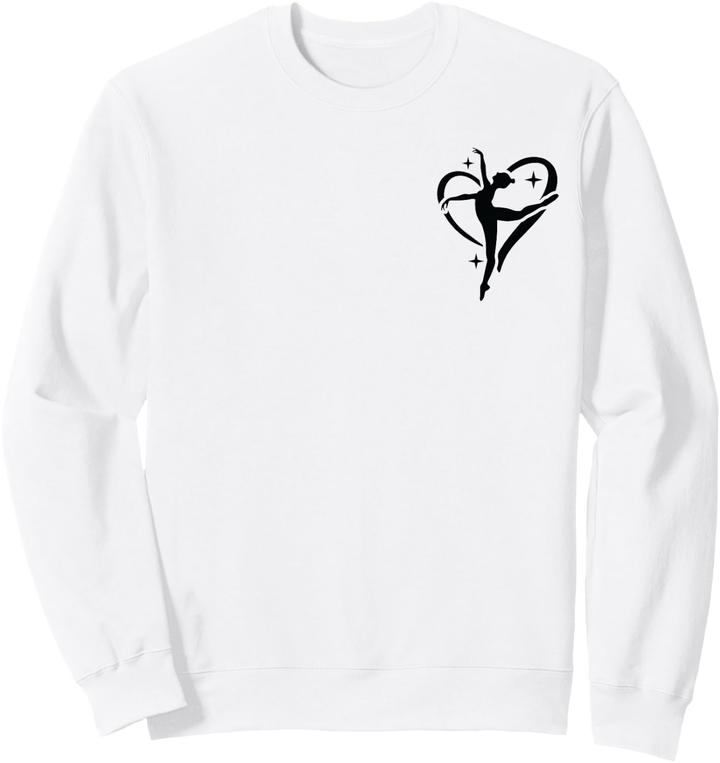At the dance studio is where I spend most of my days 2 sided Sweatshirt - Sweatshirt | White