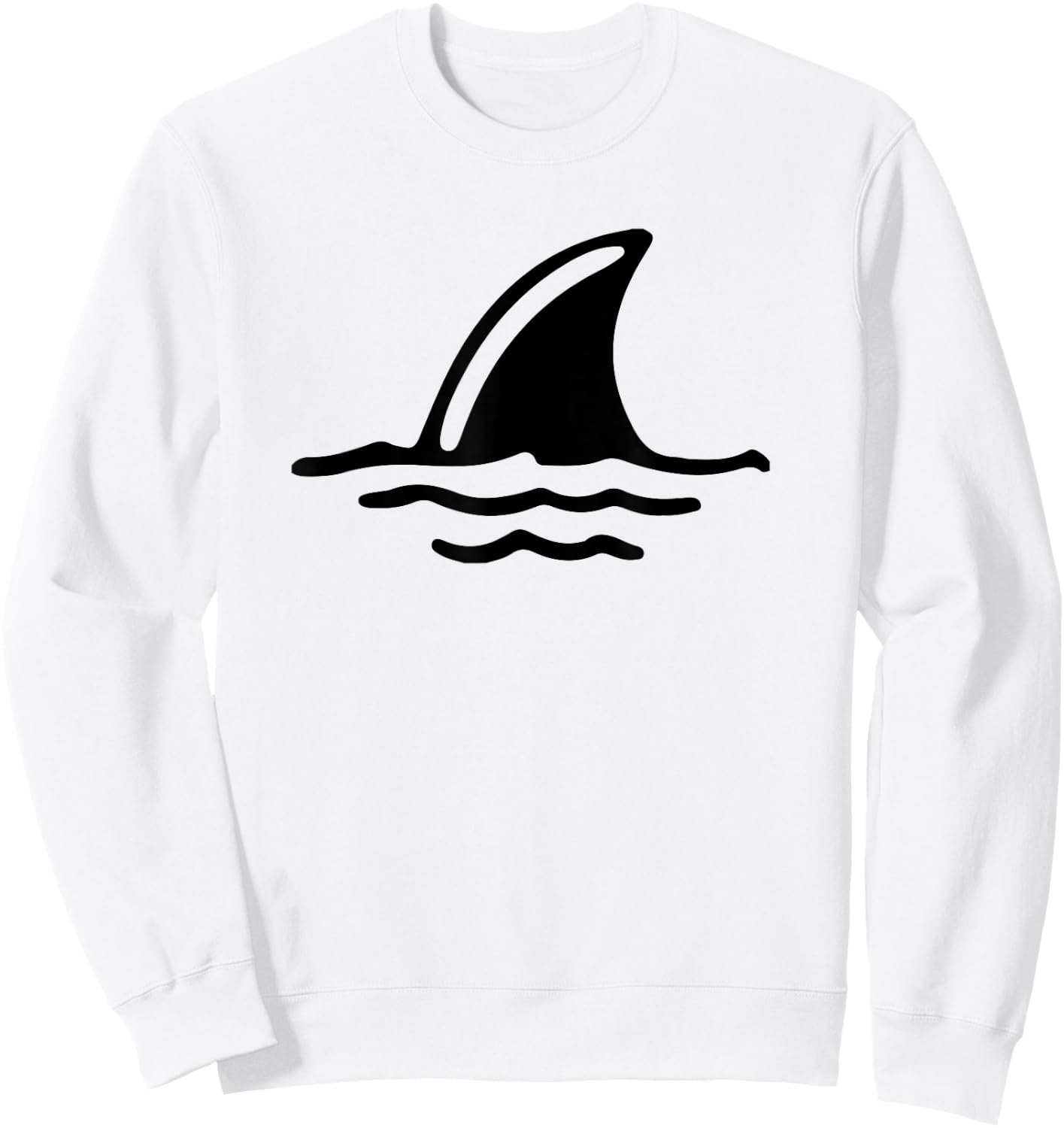 Cool Shark Fin - For Kids Shark Sweatshirt - Sweatshirt | White