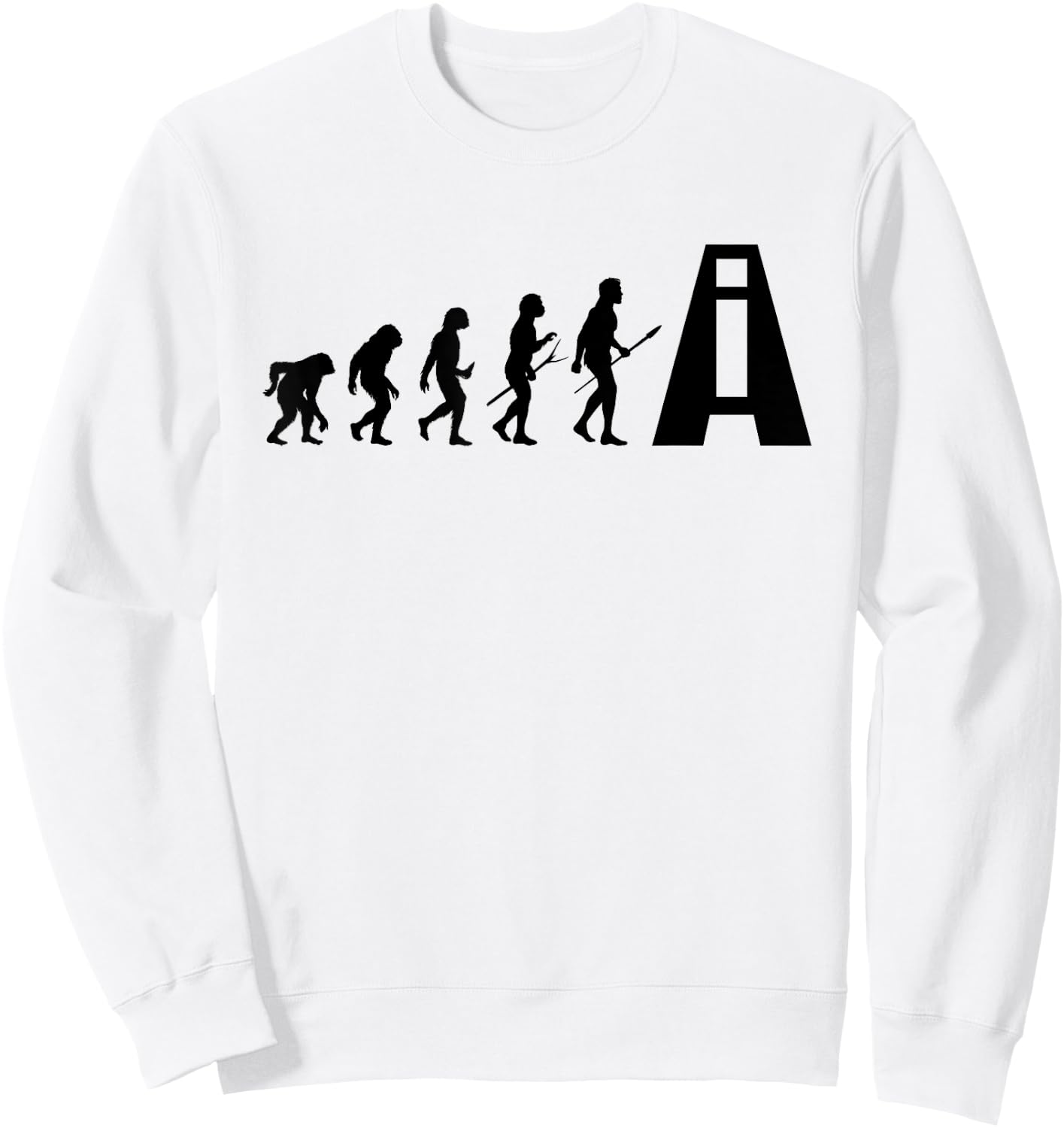 Artificial Intelligence Evolution Artificial Intelligence Sweatshirt - Sweatshirt | White