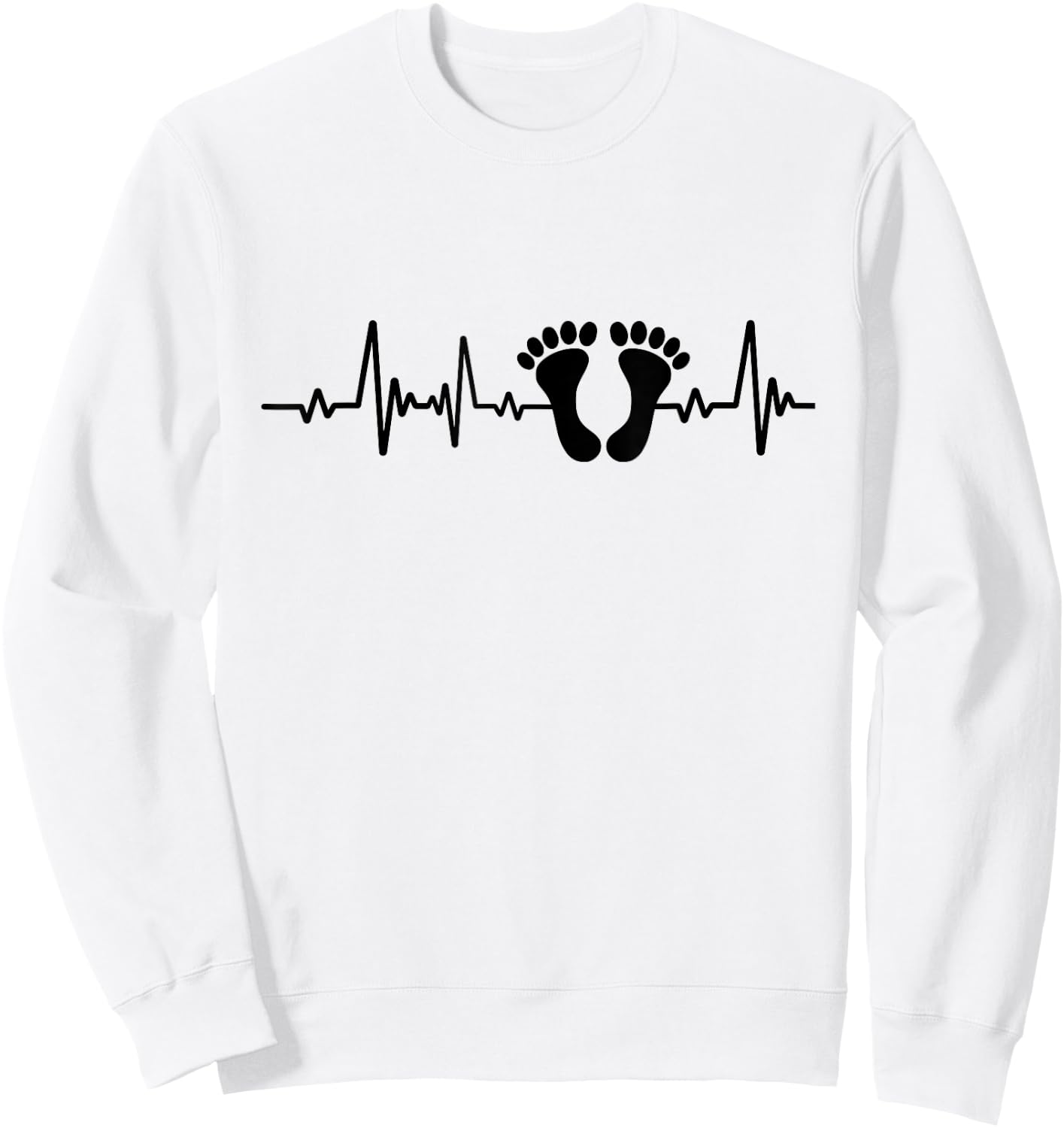 Gift Original Grandpa Granny Black Feet , grey, S Sweatshirt - Sweatshirt | White