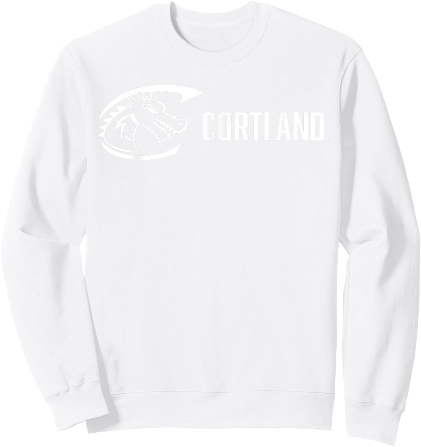 SUNY Cortland Red Dragons Sweatshirt - Sweatshirt | White