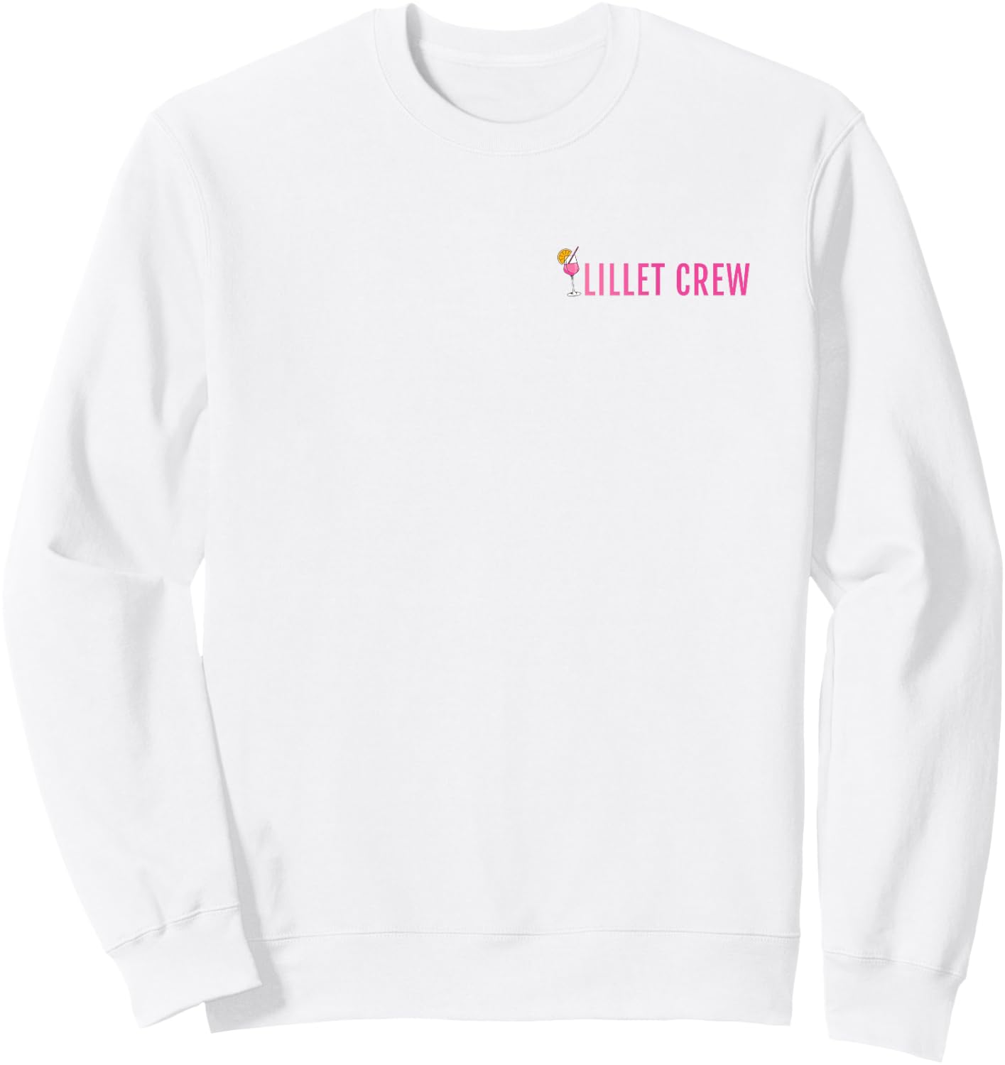 Lillet Crew Summer Alcohol Lillet , White Sweatshirt - Sweatshirt | White