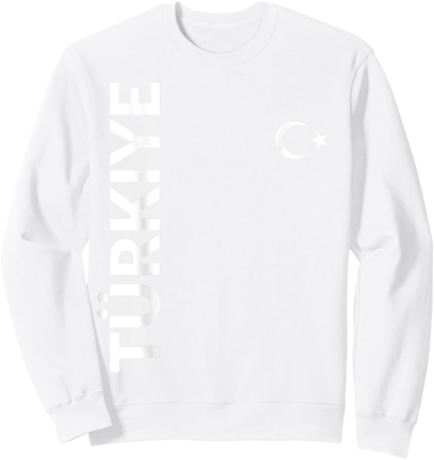 Fan of Turkey , Red, S Sweatshirt - Sweatshirt | White