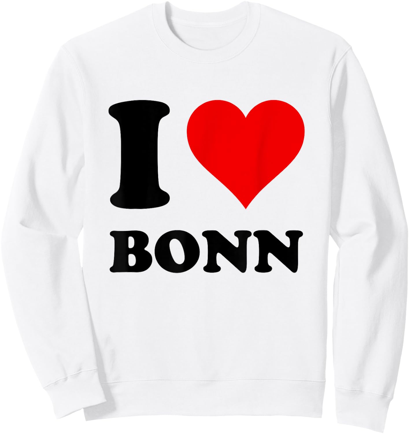 Ich Liebe Bonn Sweatshirt - Sweatshirt | White