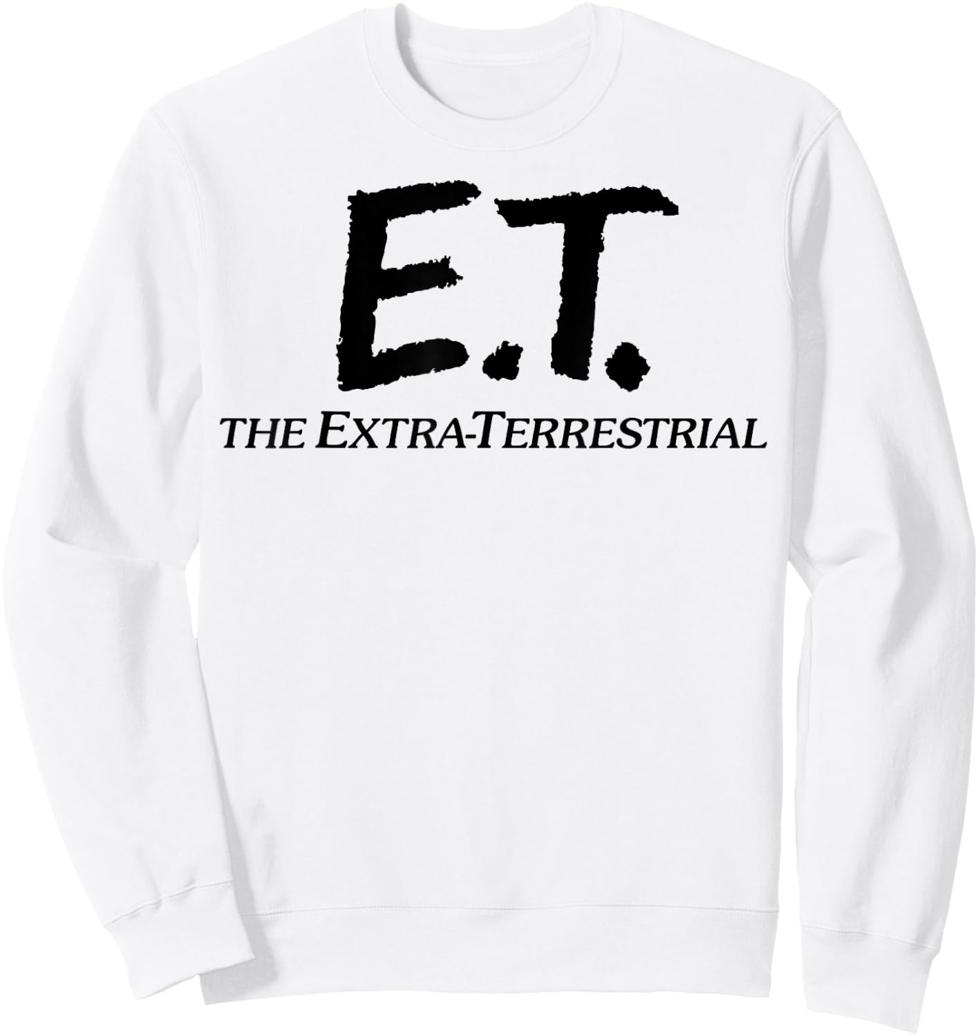 Alien Movie Logo E.T. Simple , grey, S Sweatshirt - Sweatshirt | White
