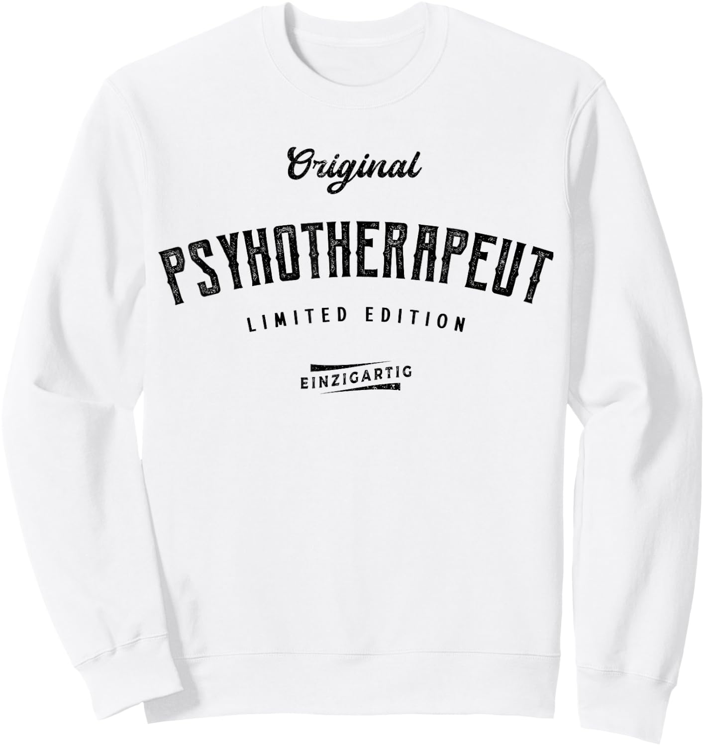 Psychotherapeut Limited Edition Sweatshirt - Sweatshirt | White