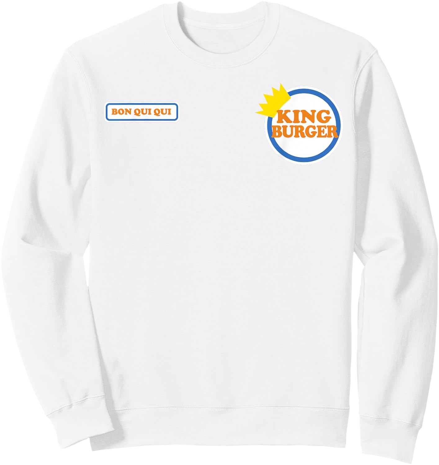 Bon qui qui shirt Halloween Costume Sweatshirt - Sweatshirt | White