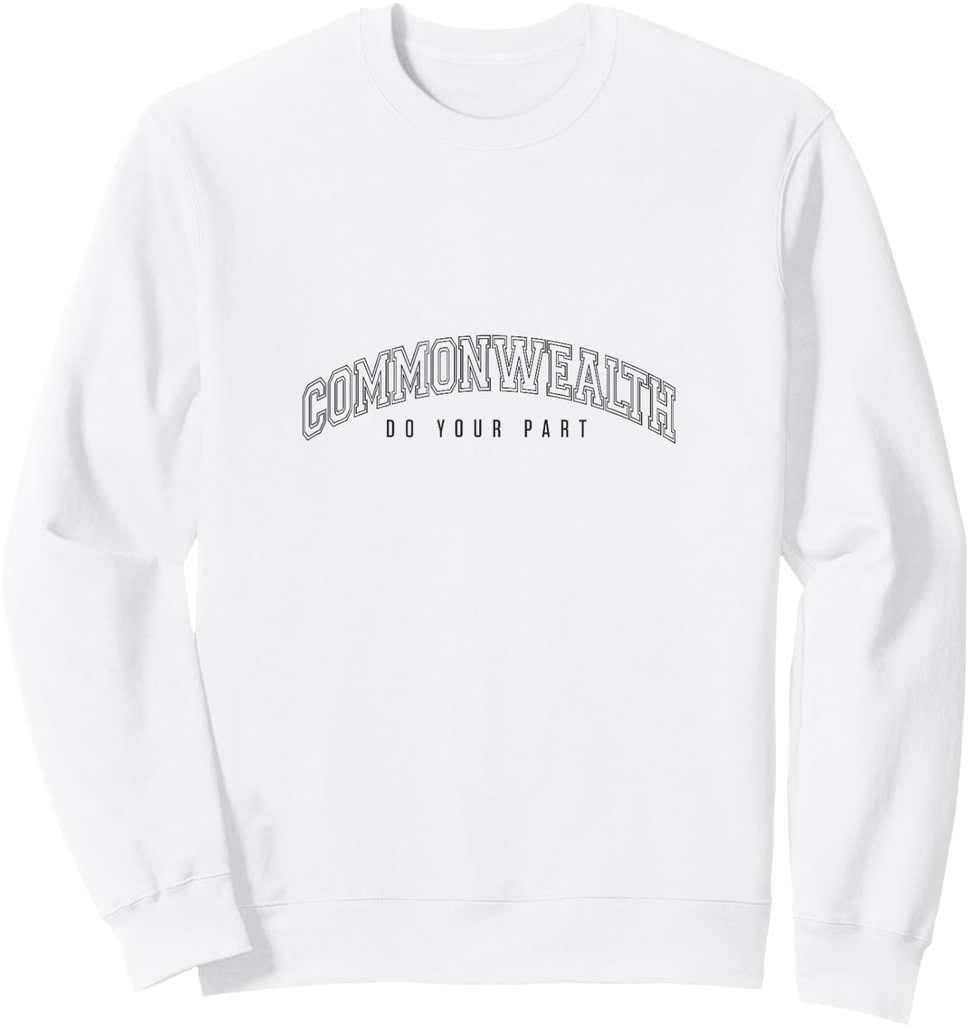 Das Walking Dead Commonwealth Collegiate Sweatshirt - Sweatshirt | White