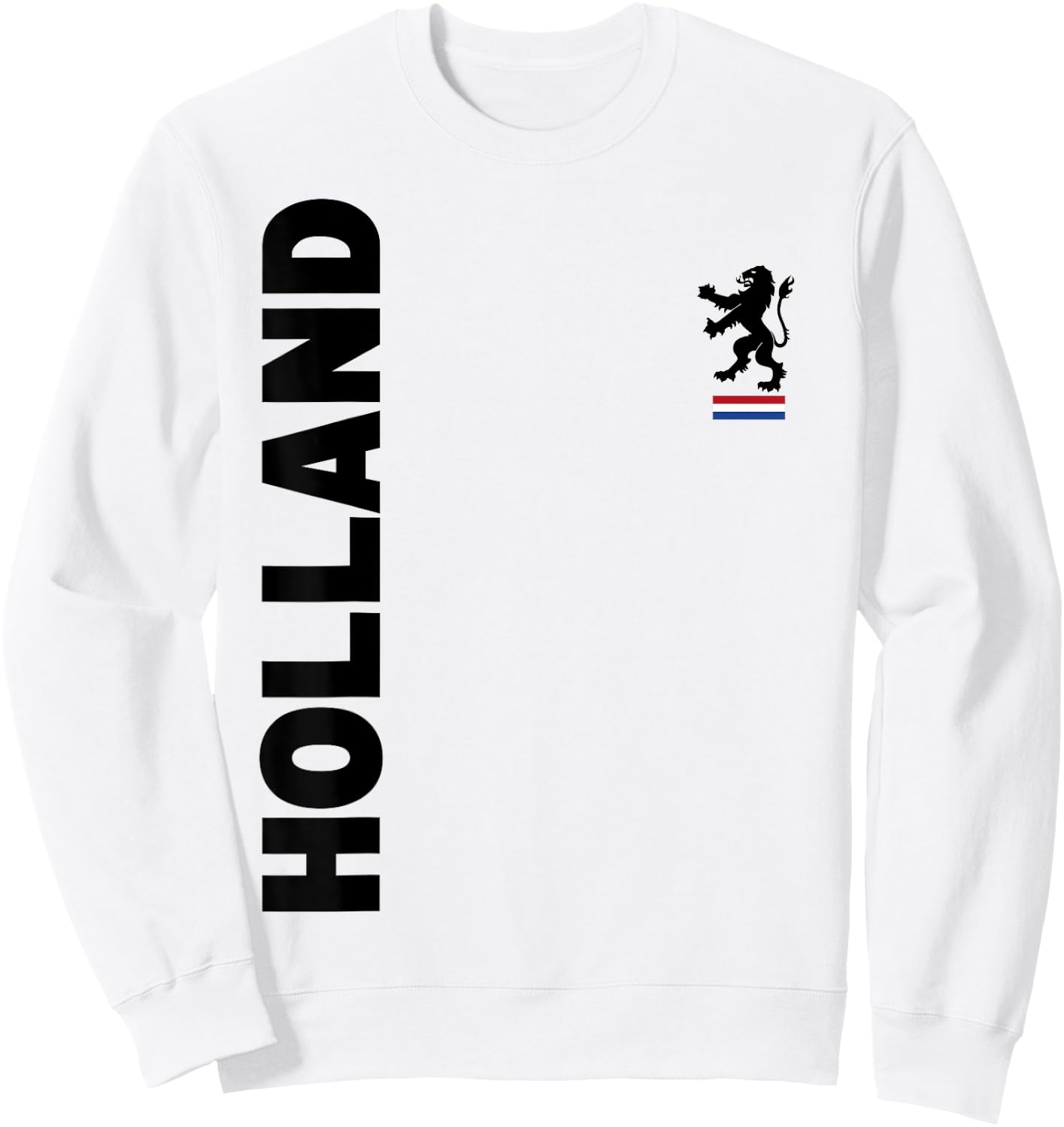 Netherlands Fan , Orange, S Sweatshirt - Sweatshirt | White