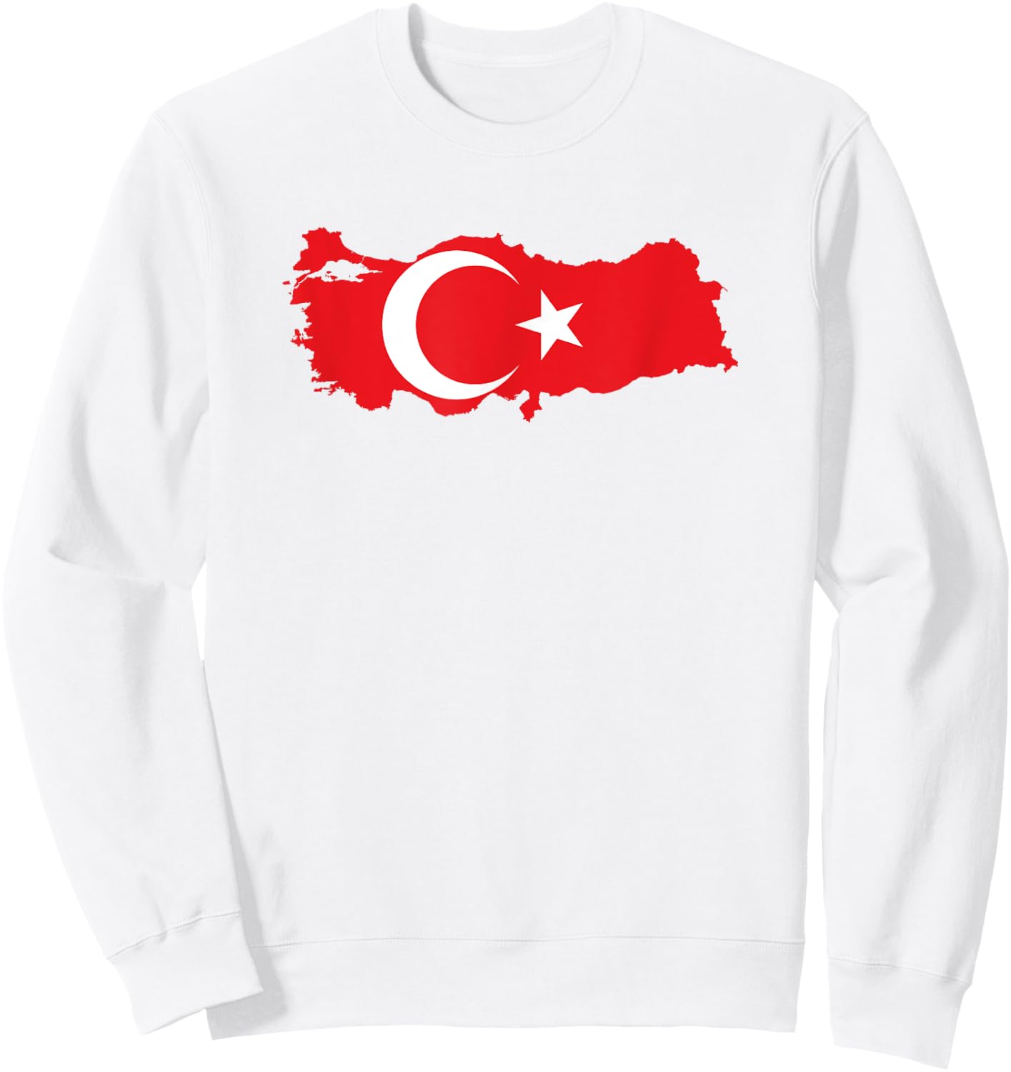 Türkei Türkei Flagge Sweatshirt - Sweatshirt | White