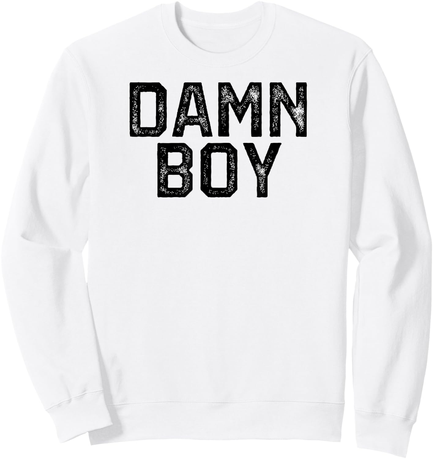 DAMN BOY Funny Gay Pride Sweatshirt - Sweatshirt | White