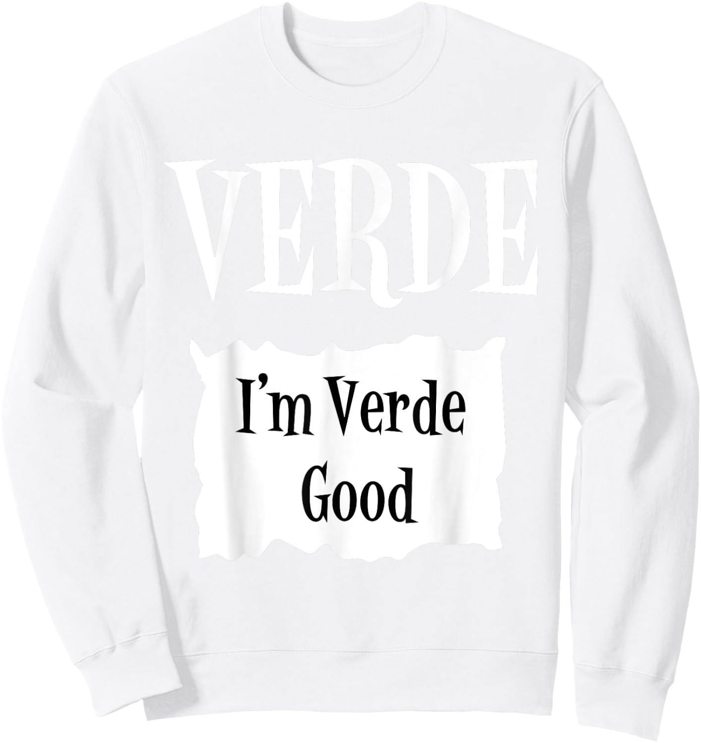 VERDE - Hot Packet Halloween Taco Costume Sweatshirt - Sweatshirt | White