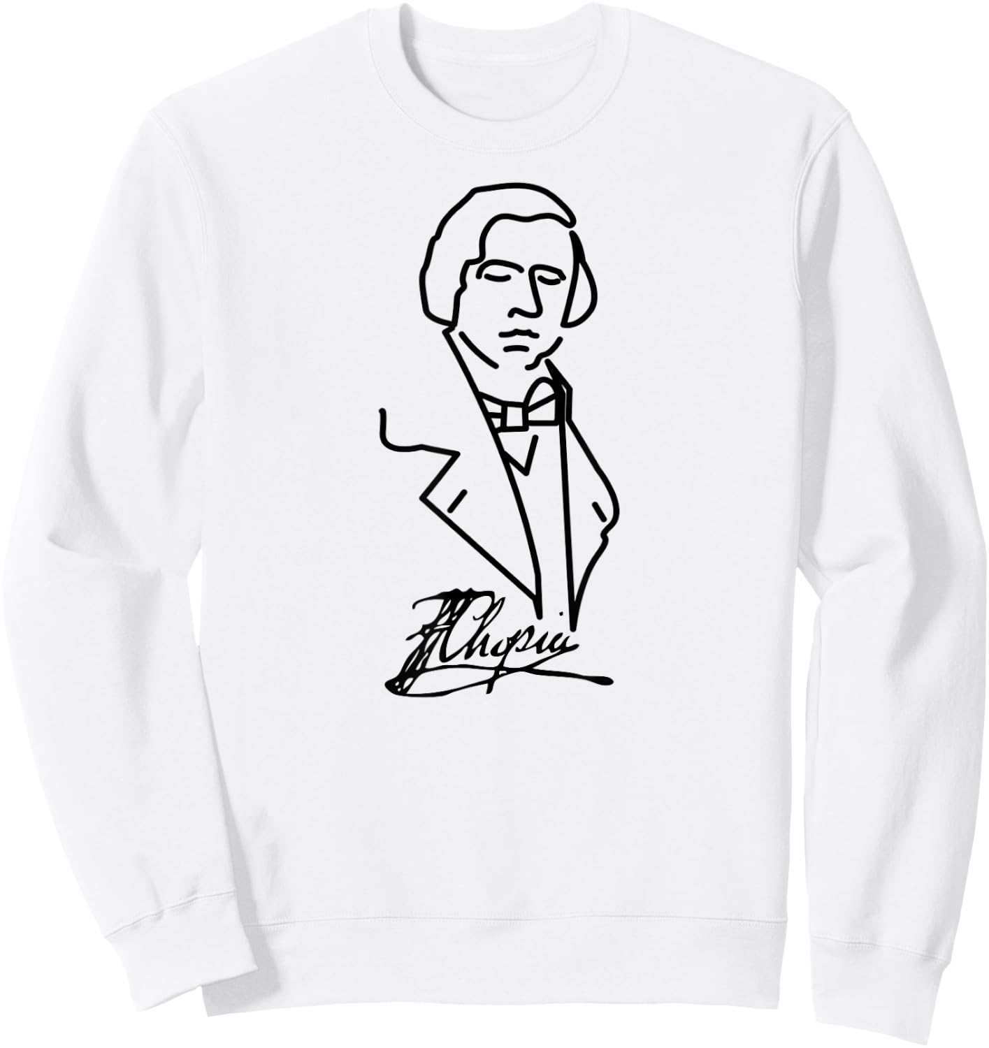 Classical Music, Pianist, Chopin, Musician, Composer Shirt Sweatshirt - Sweatshirt | White