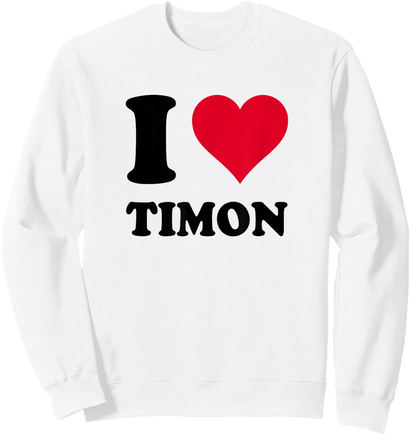 I Love Timon Sweatshirt - Sweatshirt | White