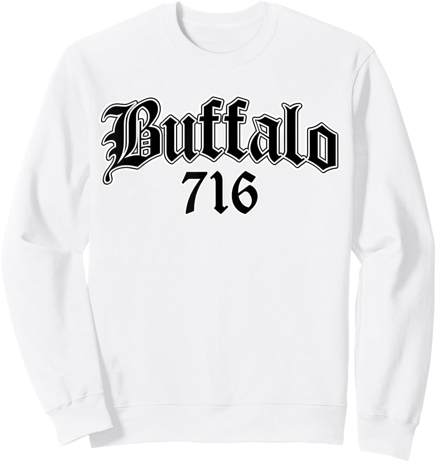 Buffalo 716 Sweatshirt - Sweatshirt | White