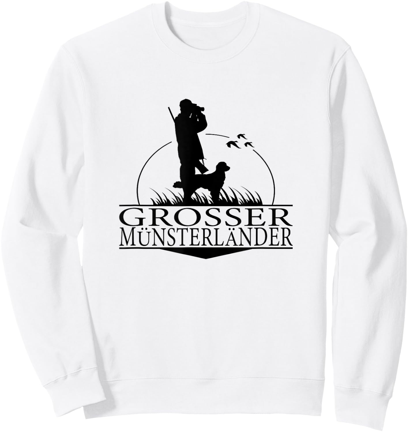 Large Münsterländer Hunting Dogs Hunter Hunting Dog Women Sweatshirt - Sweatshirt | White
