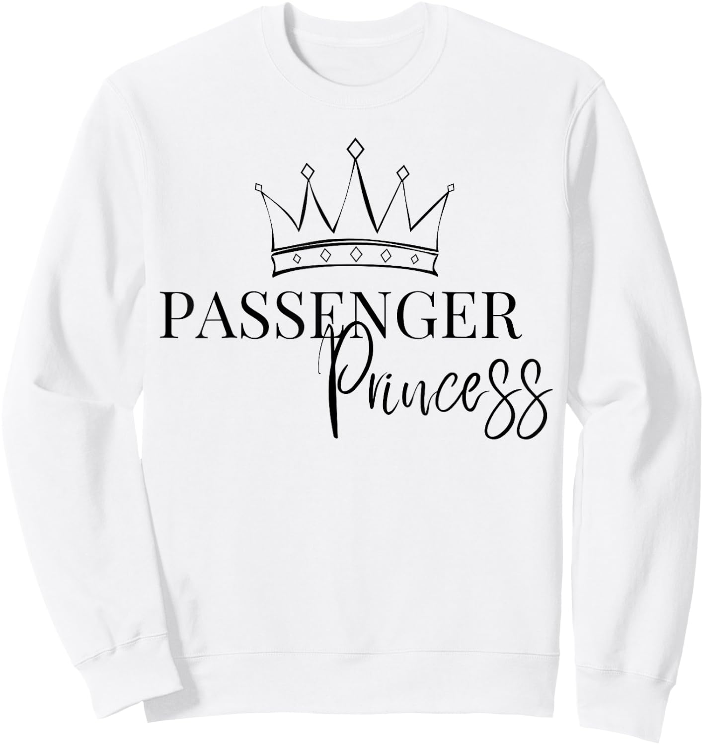 Princess passenger, Passenger princess Sweatshirt - Sweatshirt | White