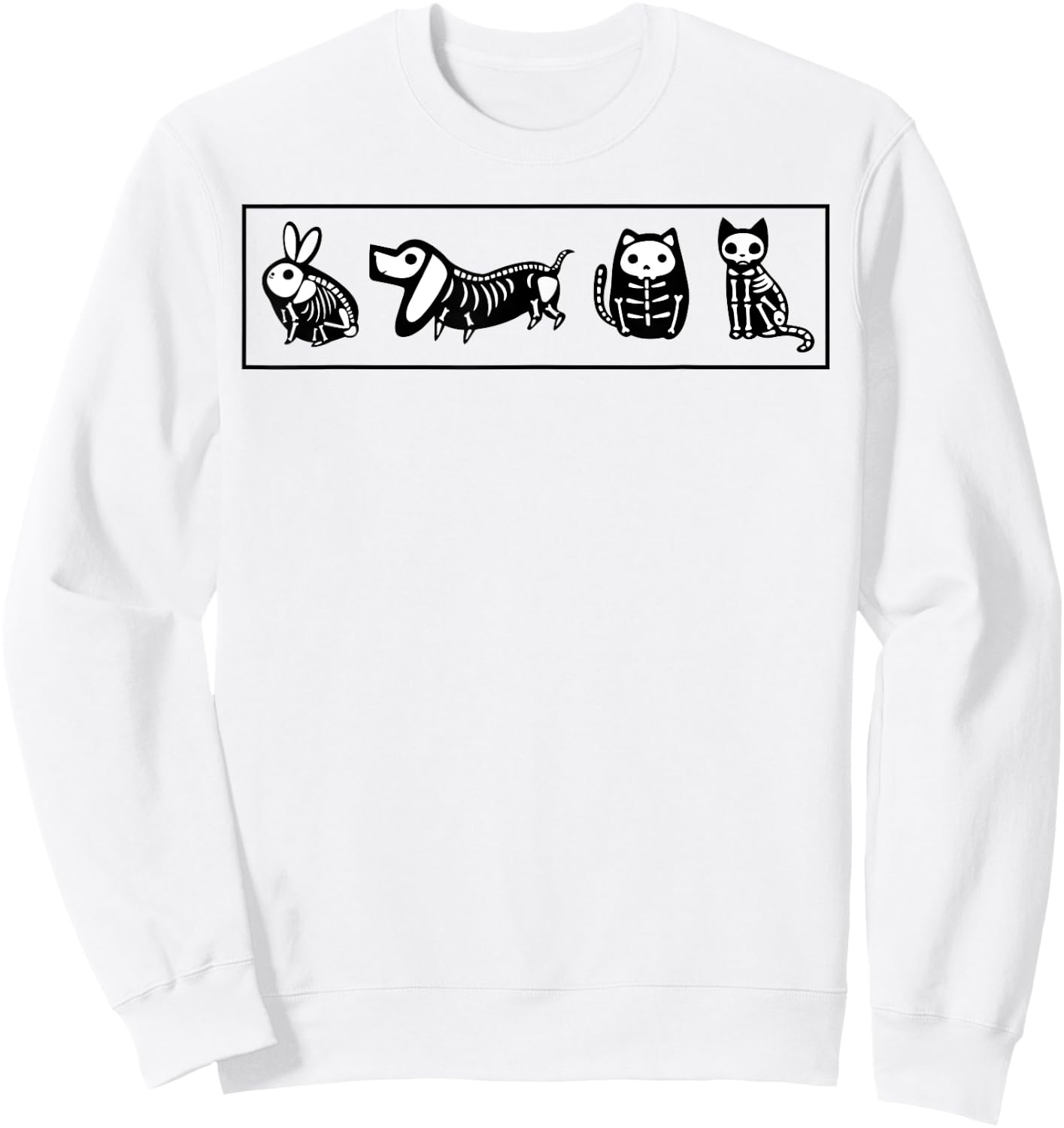Funny X-ray Vet Tech Animal Rad Tech Apparel Veterinary Sweatshirt - Sweatshirt | White