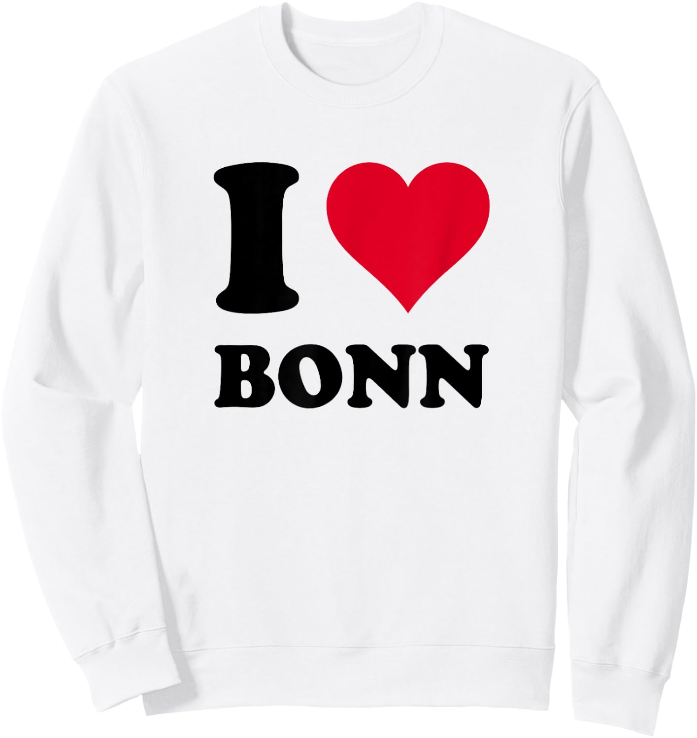 Ich Liebe Bonn Sweatshirt - Sweatshirt | White
