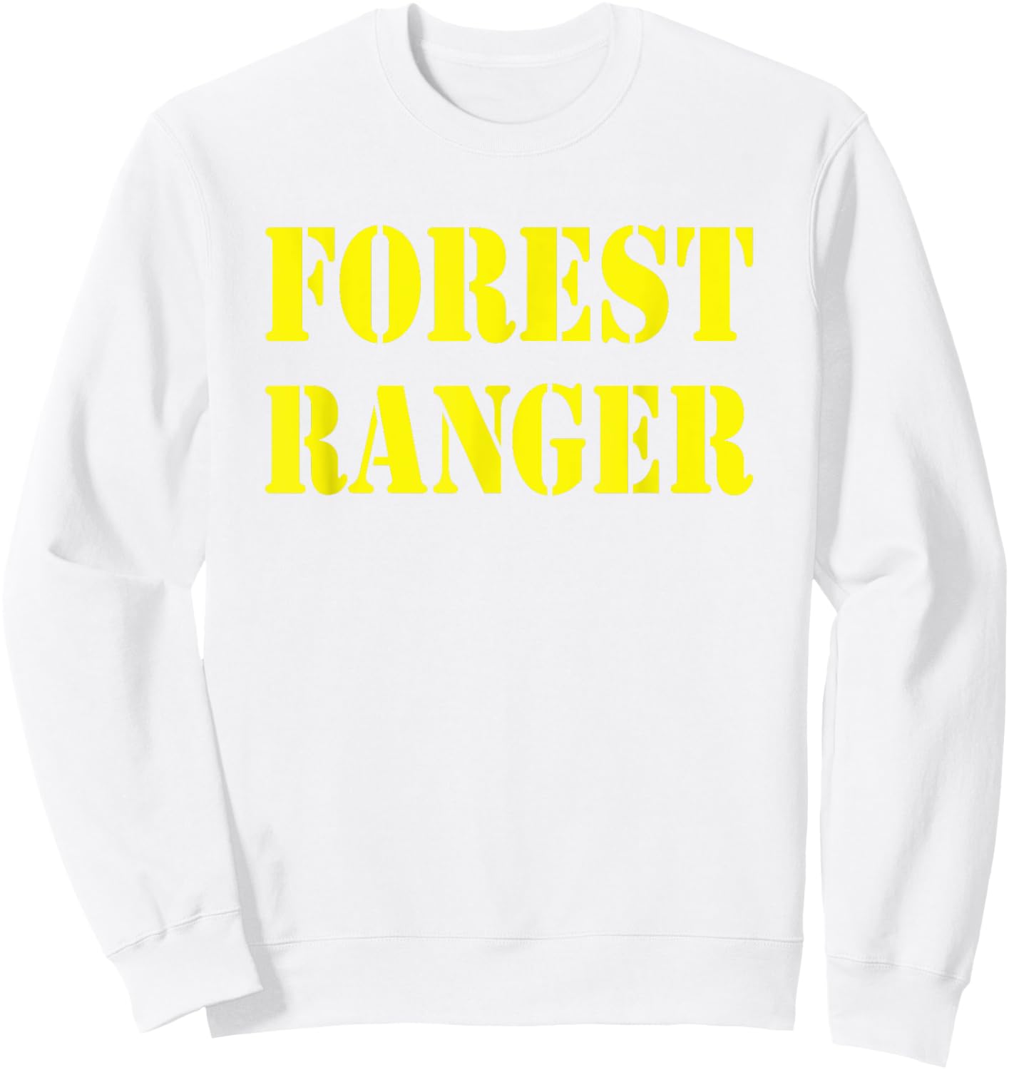 Forest Ranger Shirt Halloween Costume Sweatshirt - Sweatshirt | White