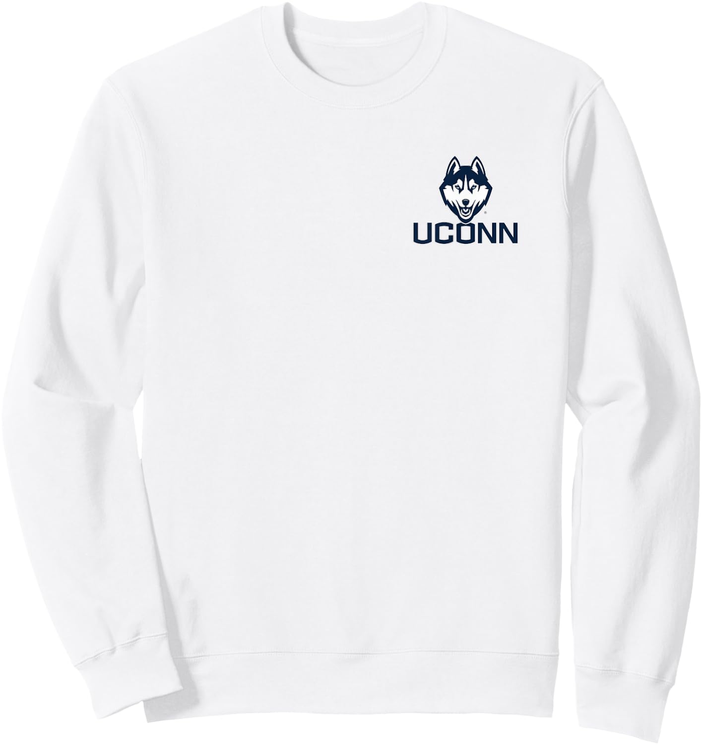 Connecticut Huskies Front/Back Basketball Red Licensed Sweatshirt - Sweatshirt | White