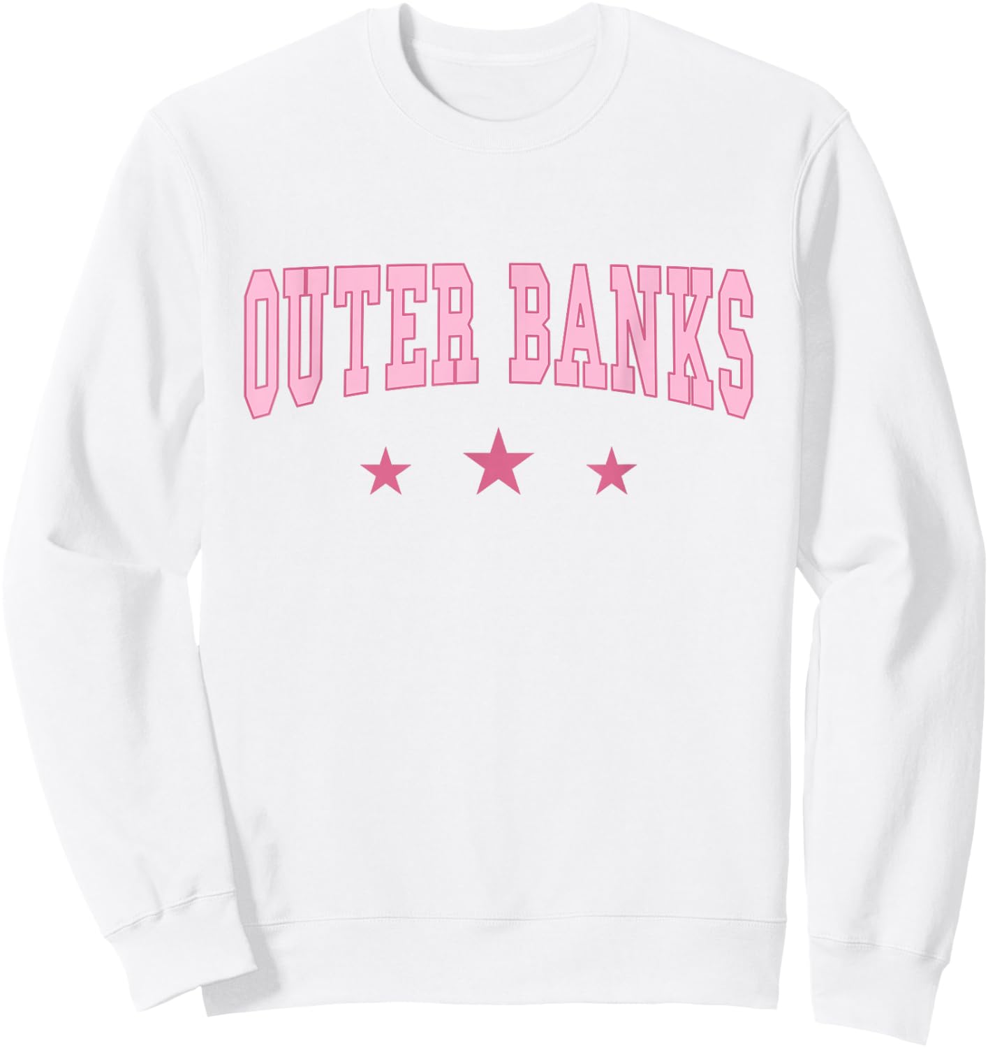 Outer Banks - North Carolina - Preppy Varsity - Classic , white, S Sweatshirt - Sweatshirt | White