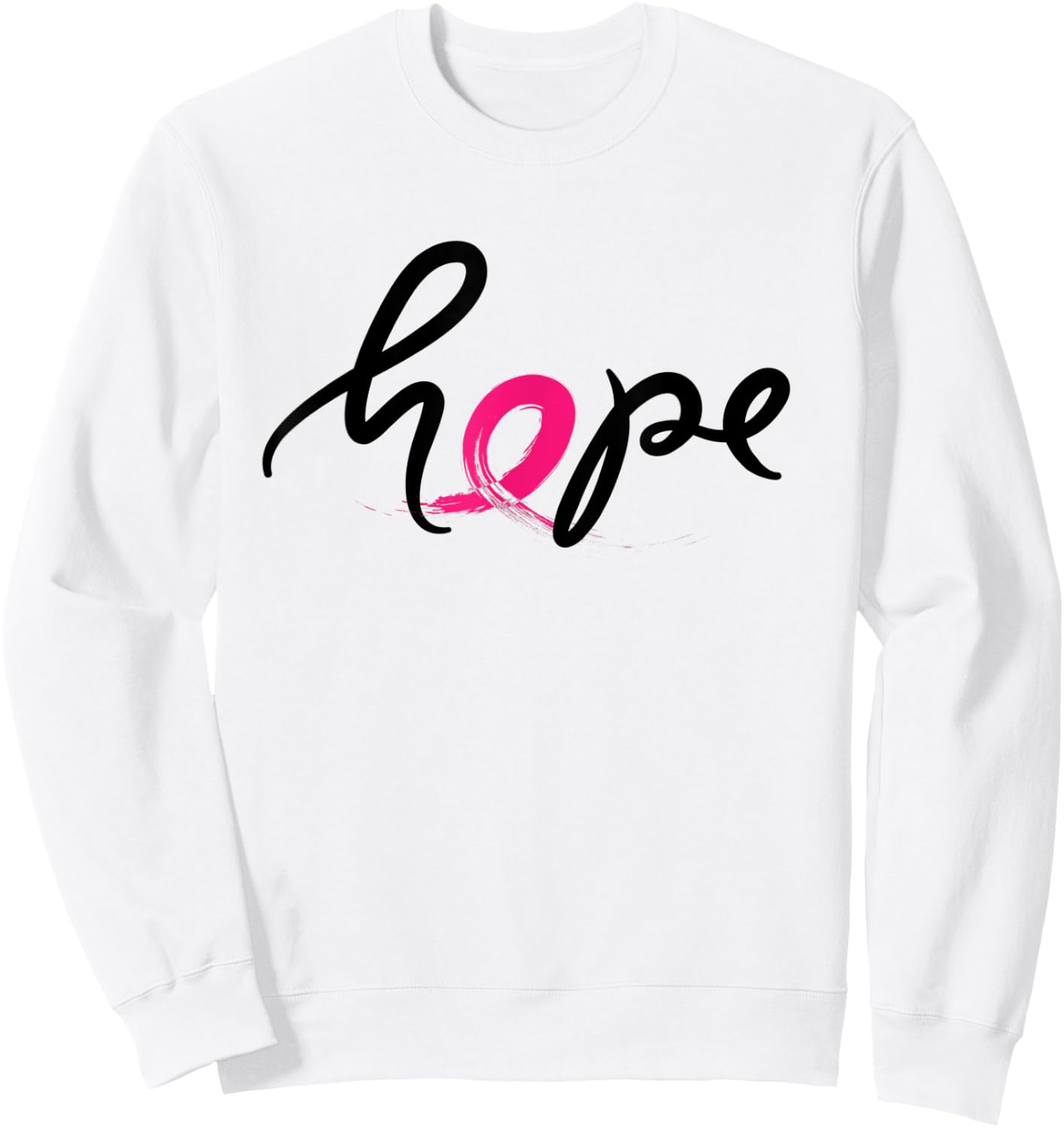 In october we wear pink making strides against breast cancer Sweatshirt - Sweatshirt | White