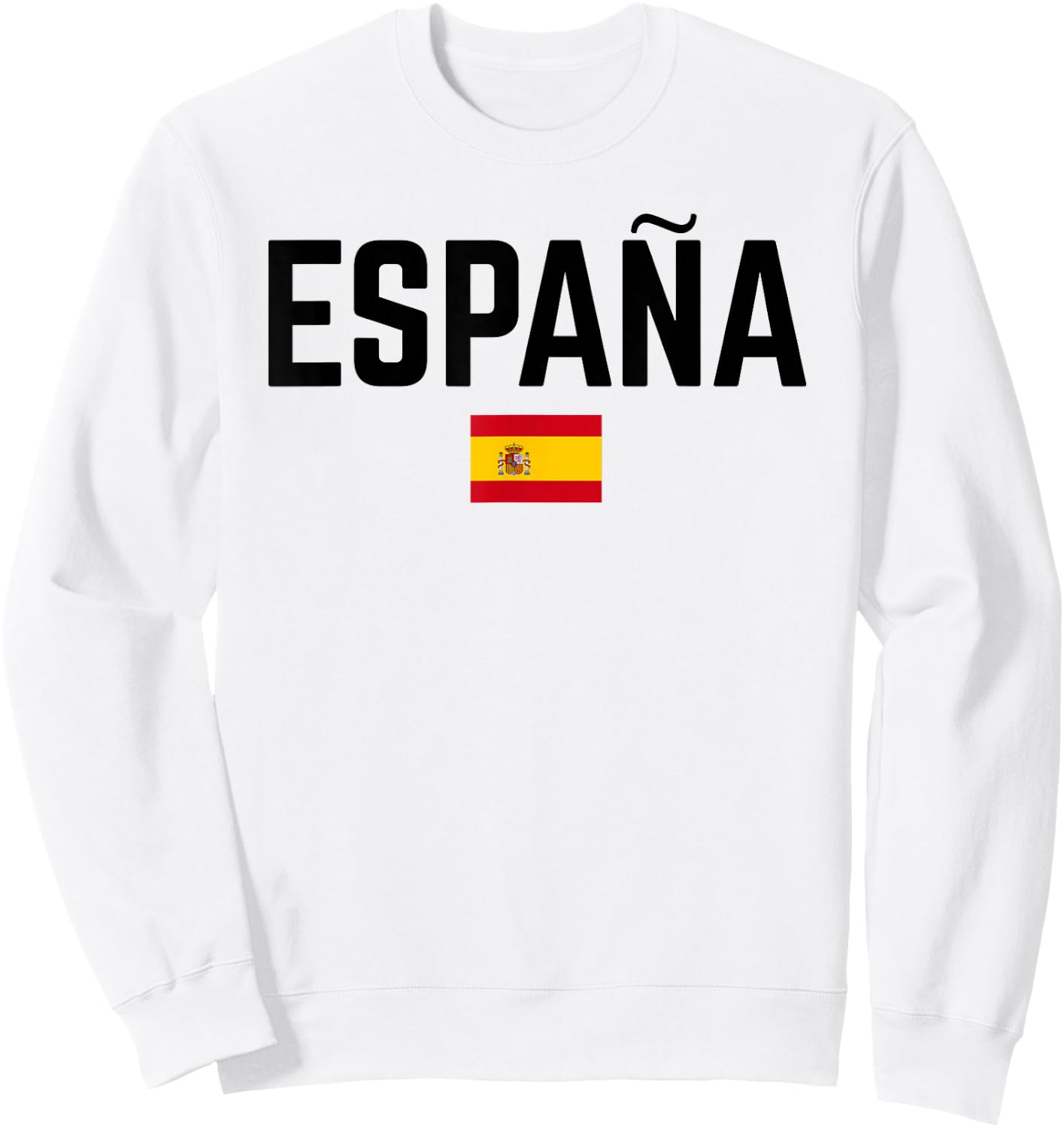 ESPAÑA SPAÑA Flag | Men Women Kids SPAIN , white, S Sweatshirt - Sweatshirt | White