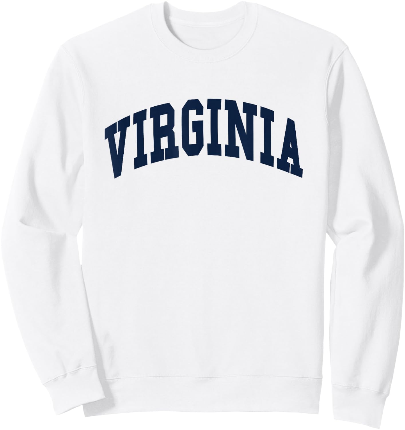 Virginia - Throwback Design - Classic Sweatshirt - Sweatshirt | White